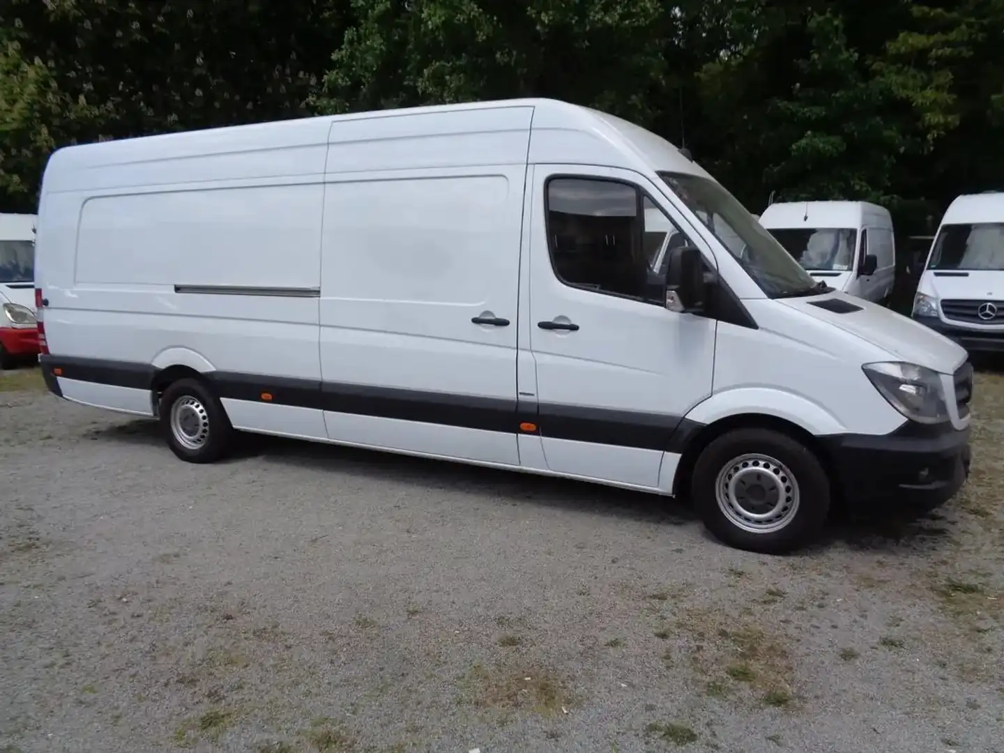 Mercedes-Benz Sprinter 319 CDI MAXI; EXTRA LANG; NAVI; KLIMA Blanc - 1