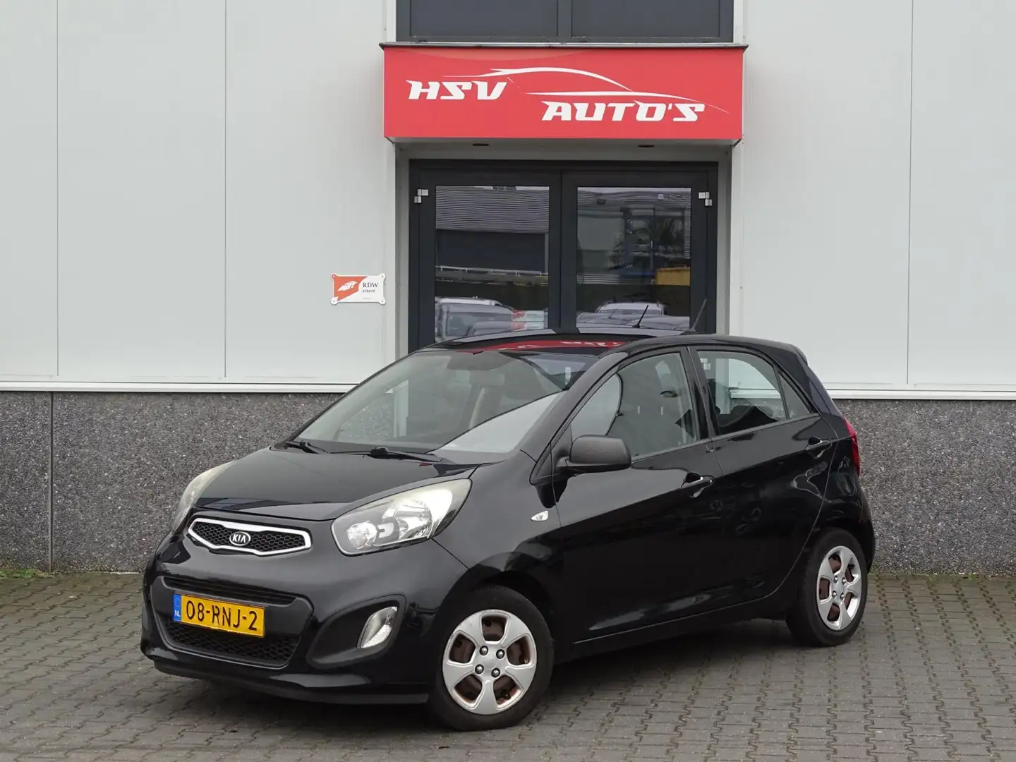 Kia Picanto 1.0 CVVT airco 4-deurs org NL Negro - 1