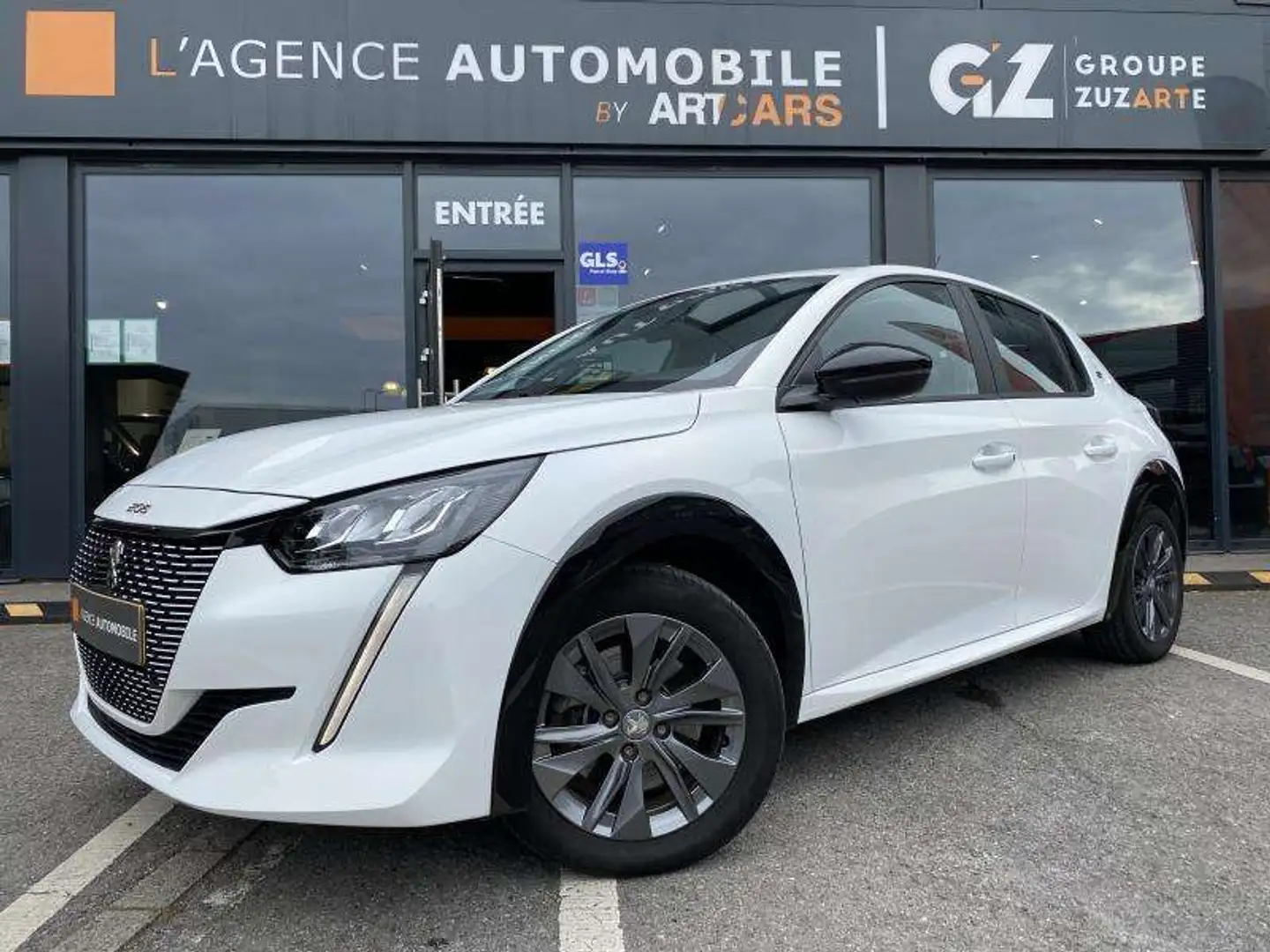 Peugeot e-208 Active Blanc - 2