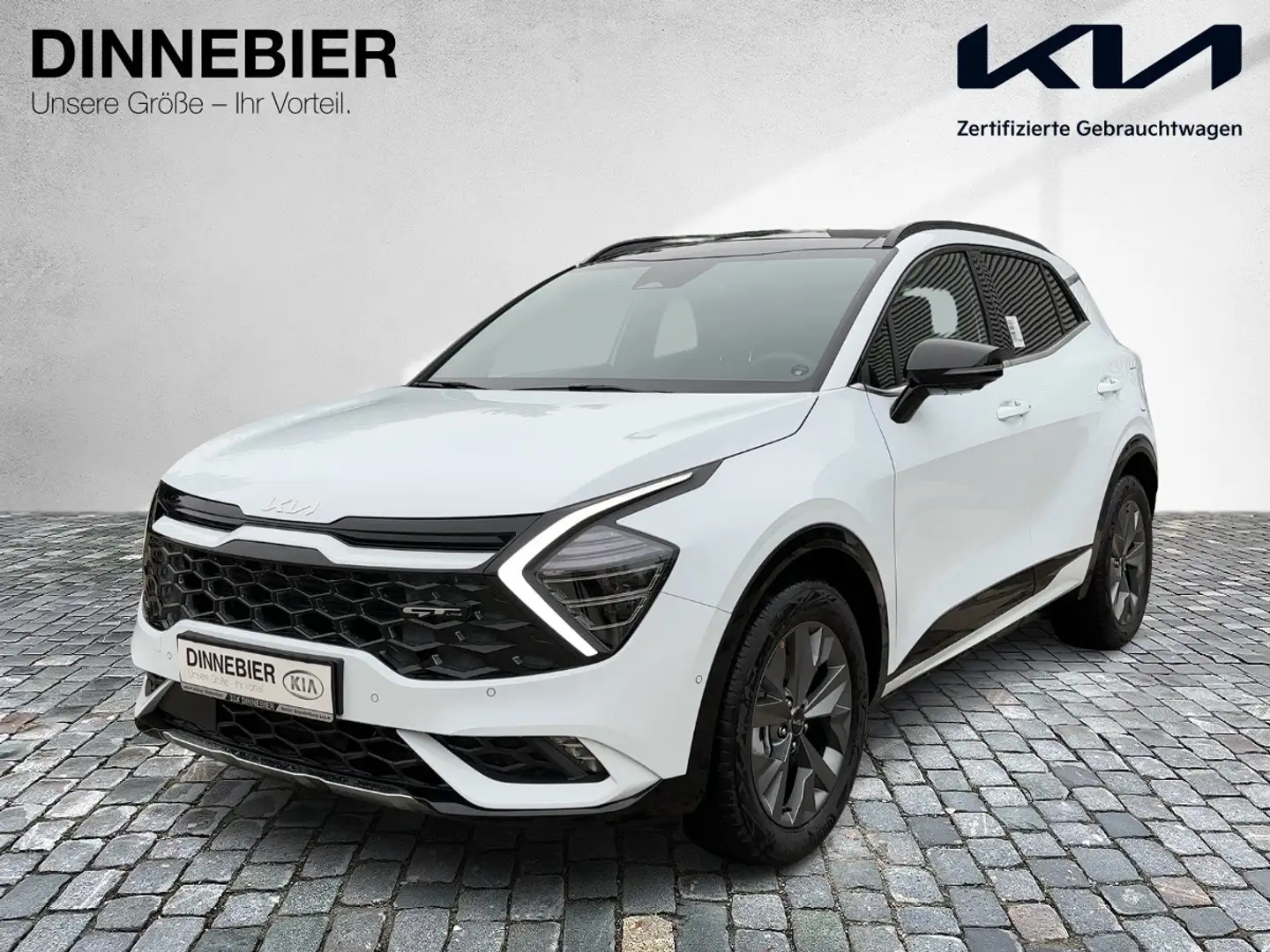 Kia Sportage GT-Line HEV AWD+Glasdach+360°+LED Blanc - 2