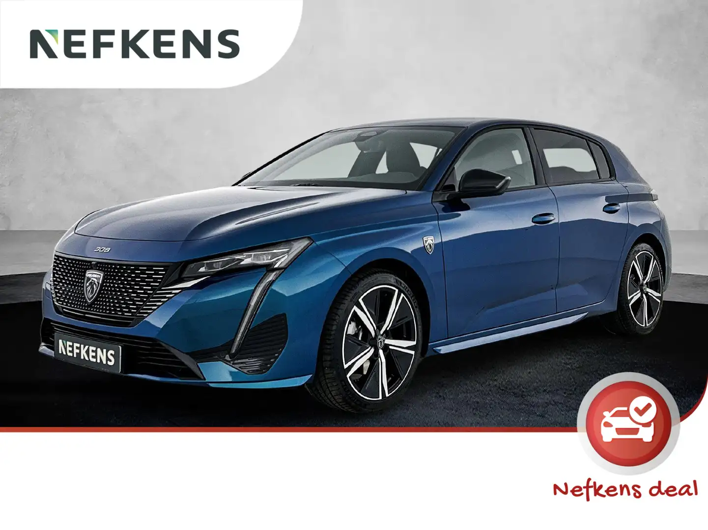 Peugeot 308 1.2 Hybrid 145pk e-DCS6 GT | Uit voorraad leverbaa Blauw - 1