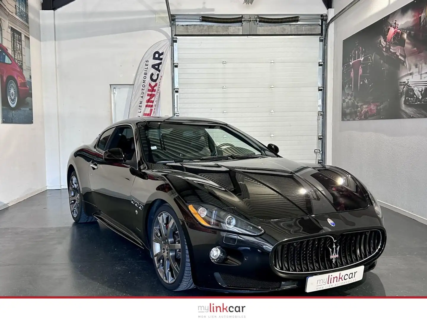 Maserati GranTurismo 4.7 S 440 cv BVR F1 Française Suivi 100% Maserati Noir - 1