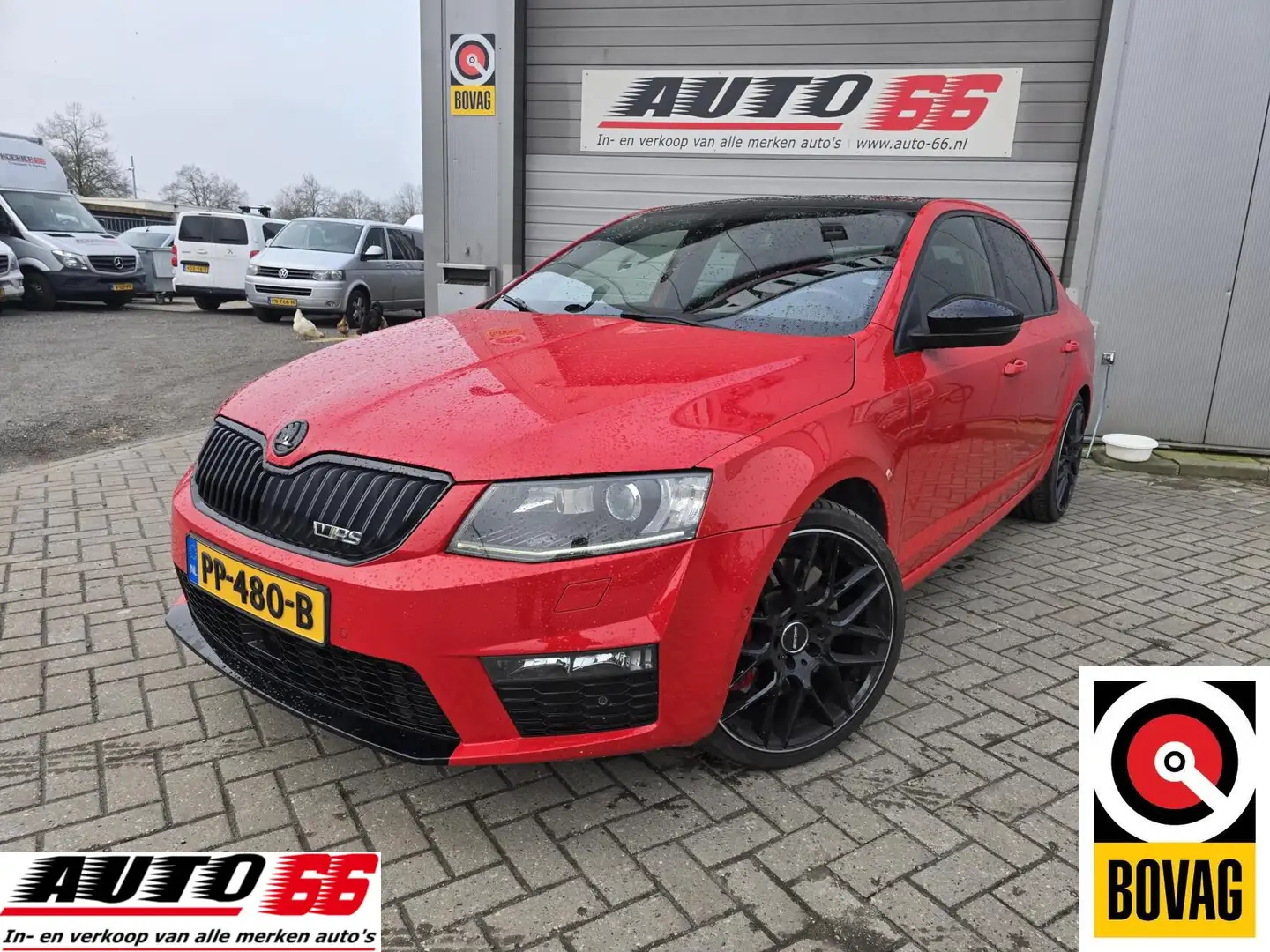 Skoda Octavia 2.0 TSI RS 230 PK APK tot 12-2025 Rood - 1
