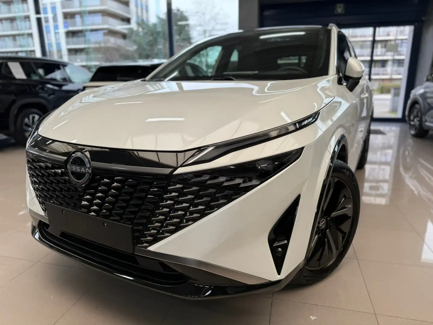 Nissan Qashqai 158pk AUTOM TEKNA + PANO/COLD PACK - NIEUW - FULL! Blanc - 1