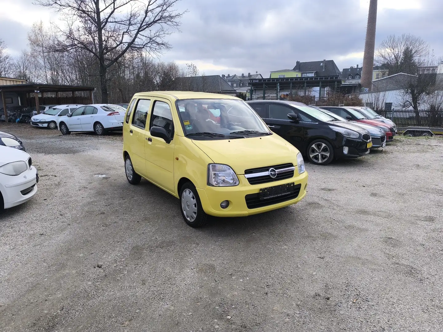 Opel Agila Basis,TÜV neu,8 fach bereift,1.Hand Gelb - 2