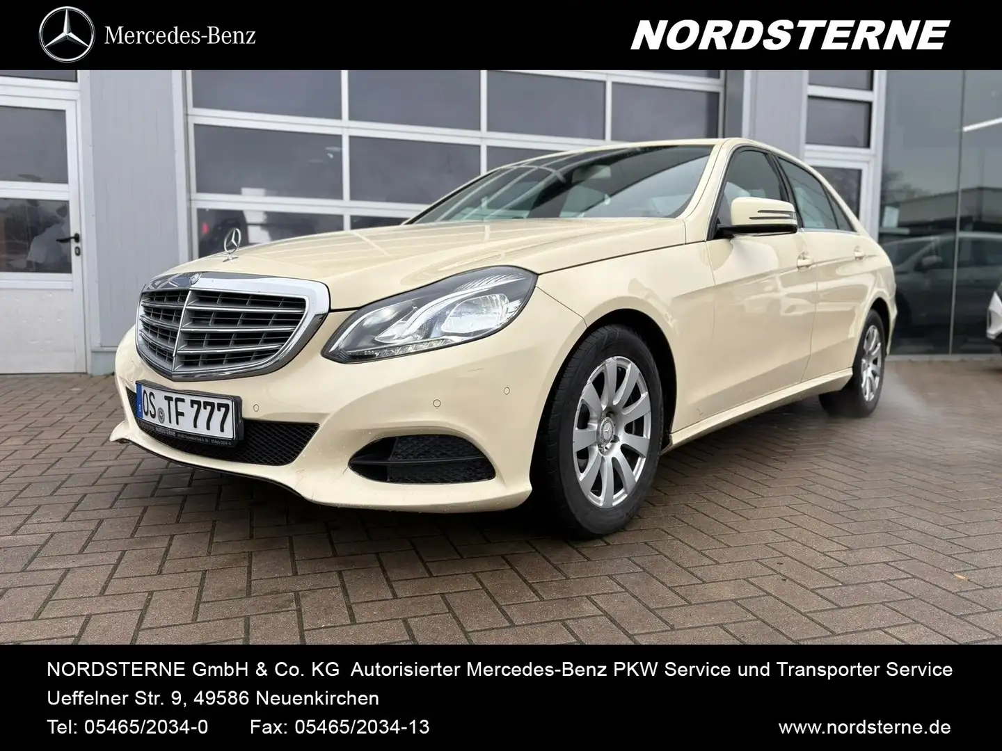 Mercedes-Benz E 200 E 200 d Limousine Taxi Guter Zustand Beige - 1
