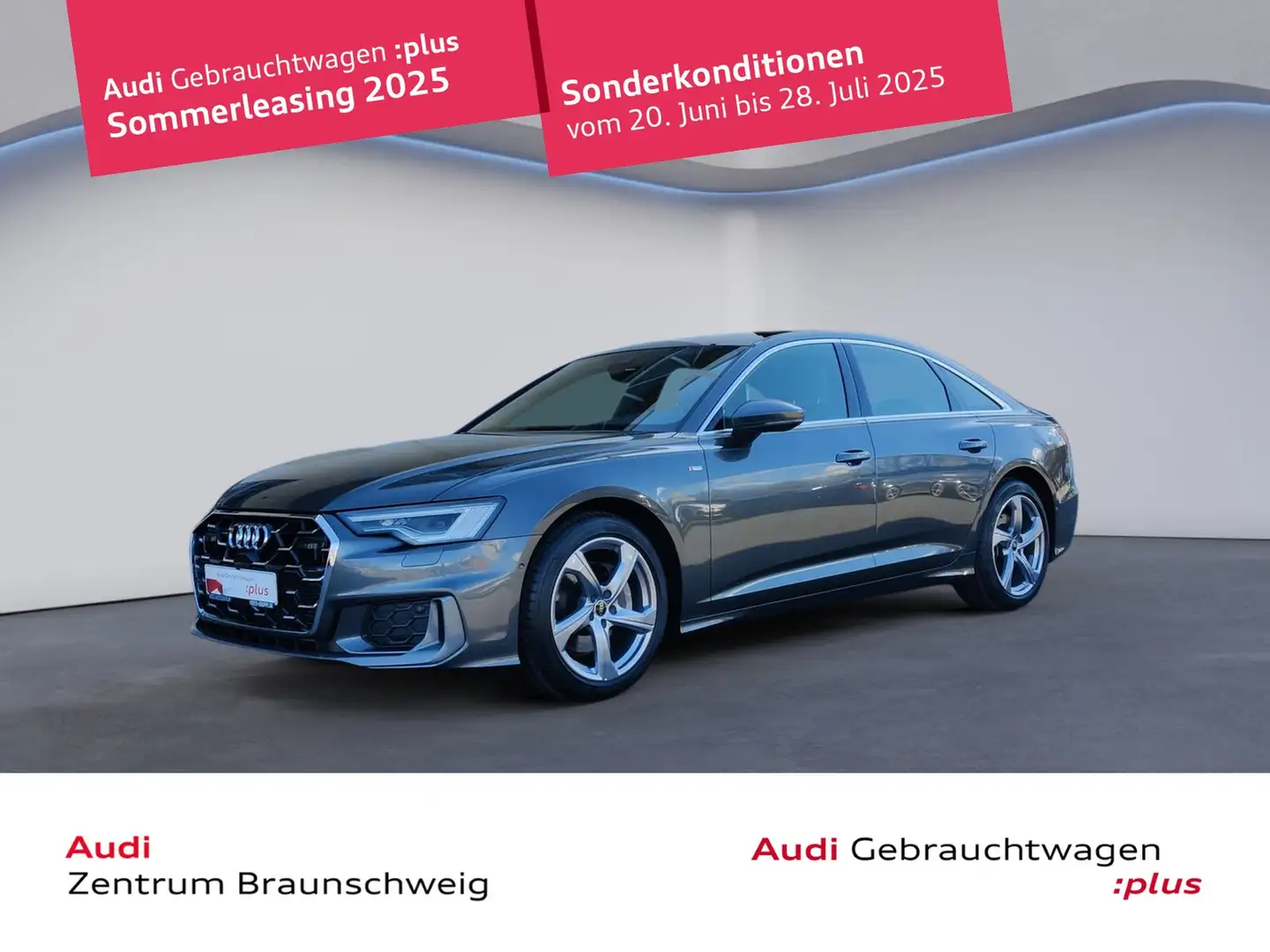 Audi A6 Limousine S line 45 TFSI quattro AHK+PANO+MATRI... Grigio - 1