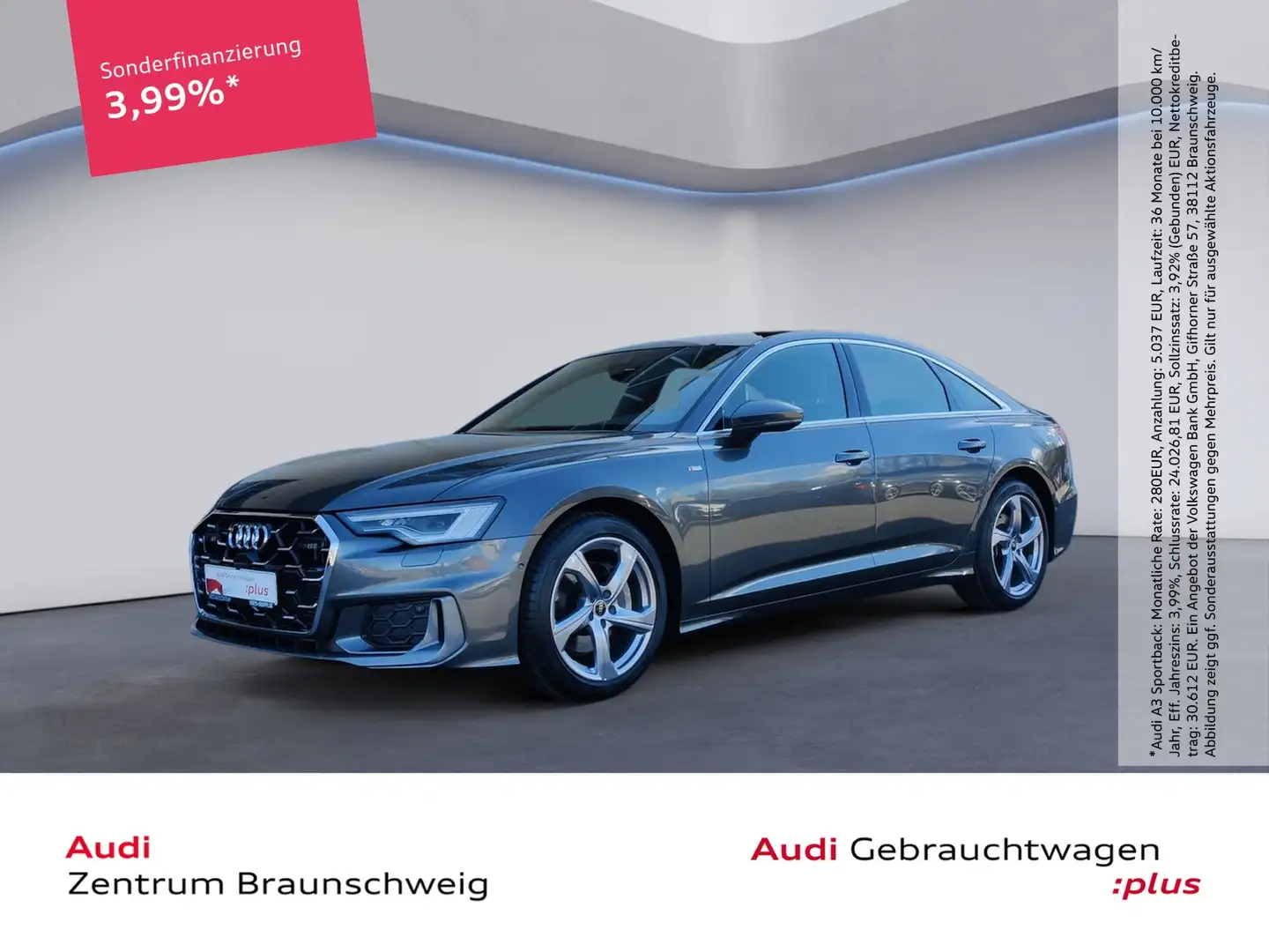 Audi A6 Limousine S line 45 TFSI quattro AHK+PANO+MATRI... Grau - 1