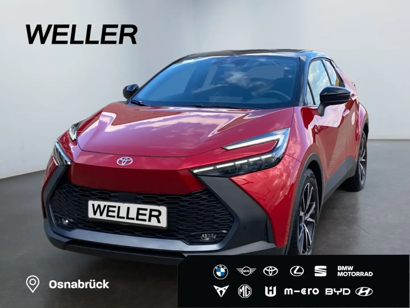Toyota C-HR 1.8 Hybrid Team D *LED*ACC*CAM*SHZ*CarPlay* Rot - 1