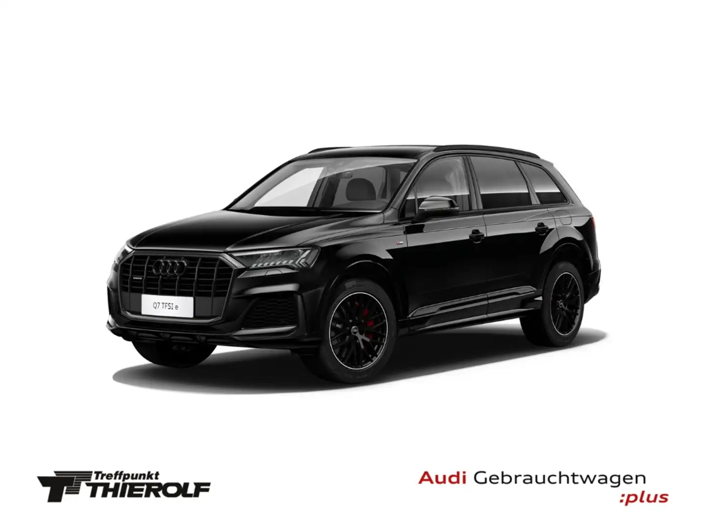 Audi Q7 S line 55 TFSI e quattro ACC MATRIX AHK Schwarz - 1