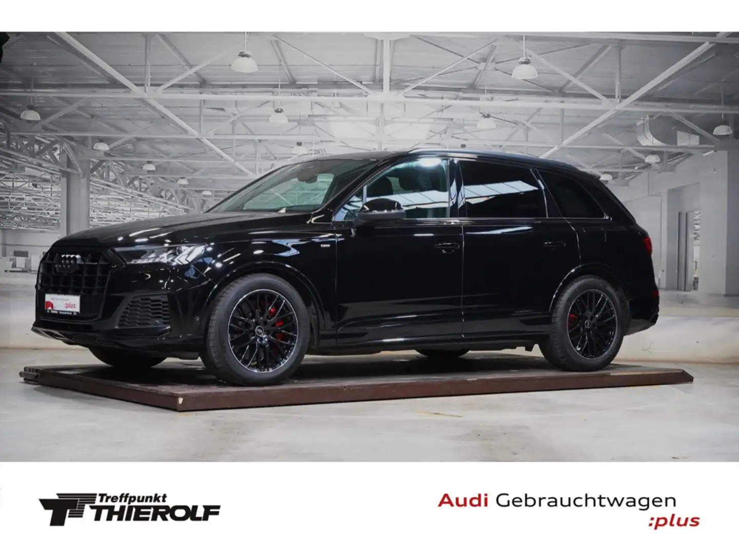 Audi Q7 S line 55 TFSI e quattro LUFT B&O Head-Up AHK Noir - 1