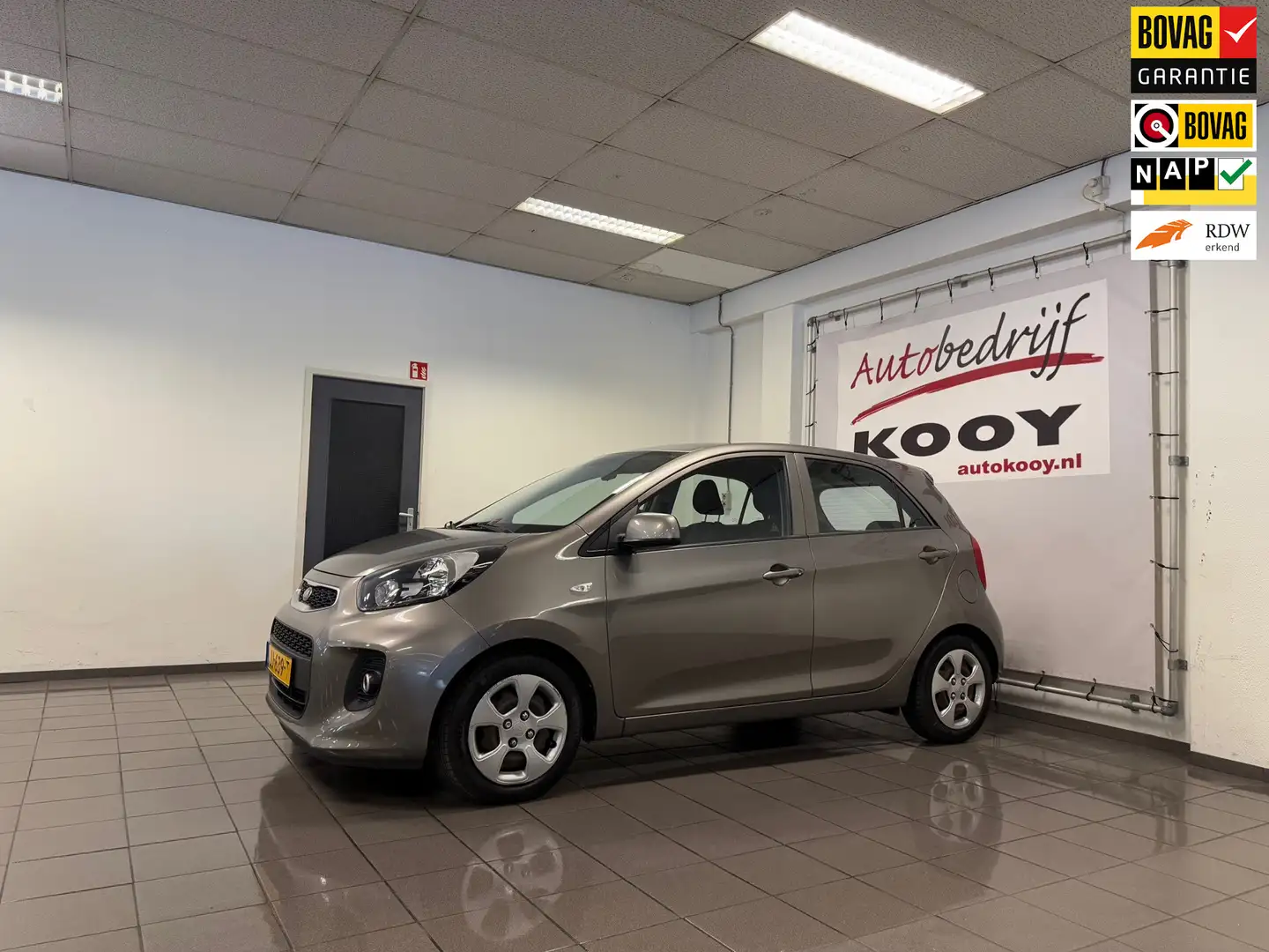 Kia Picanto 1.0 CVVT EconomyPlusLine * Goed onderhouden / Airc Grau - 1