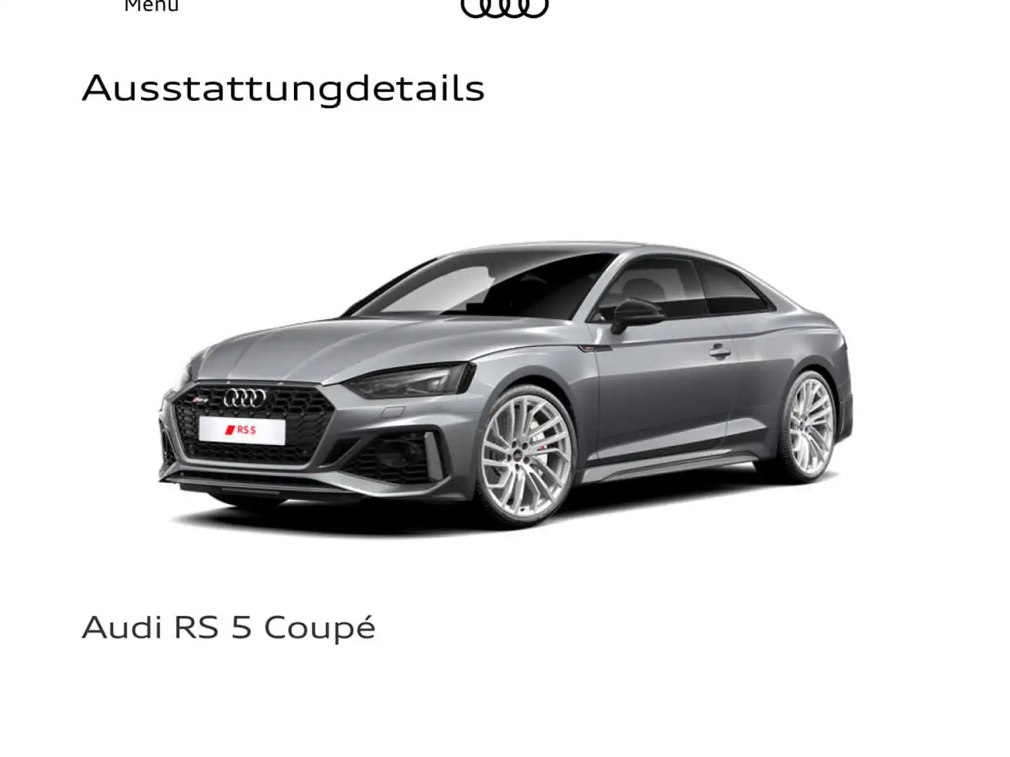 Audi RS5 A5 Coupe Coupe TFSI quattro tiptronic Grau - 1