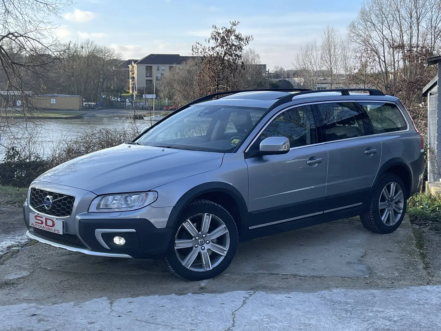 Volvo XC70 II D5 AWD 220ch Signature Edition Geartronic Gri - 1