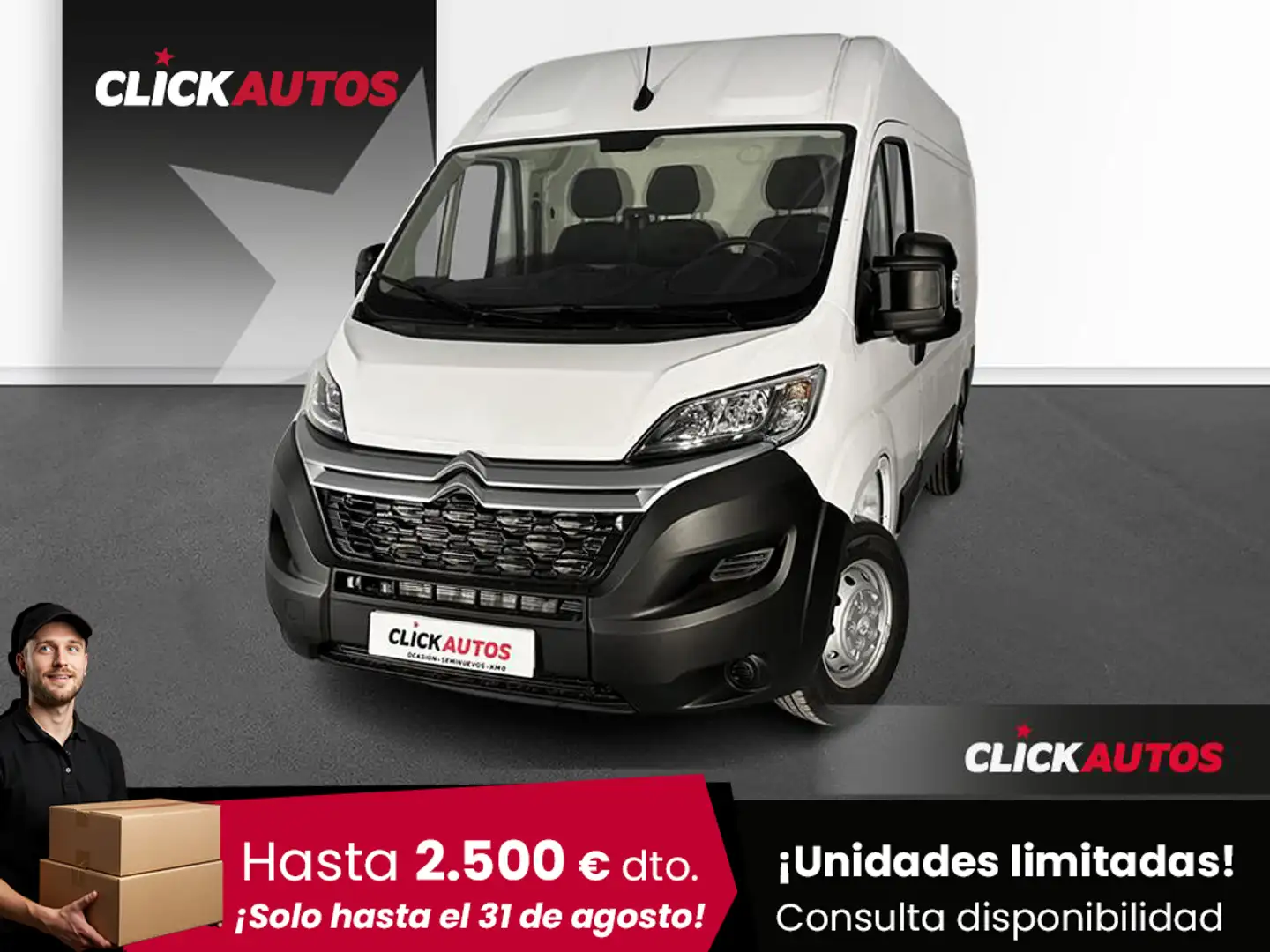Citroen Jumper Fg. 2.2BlueHDi 35 L2H2 S&S 140 Blanc - 1