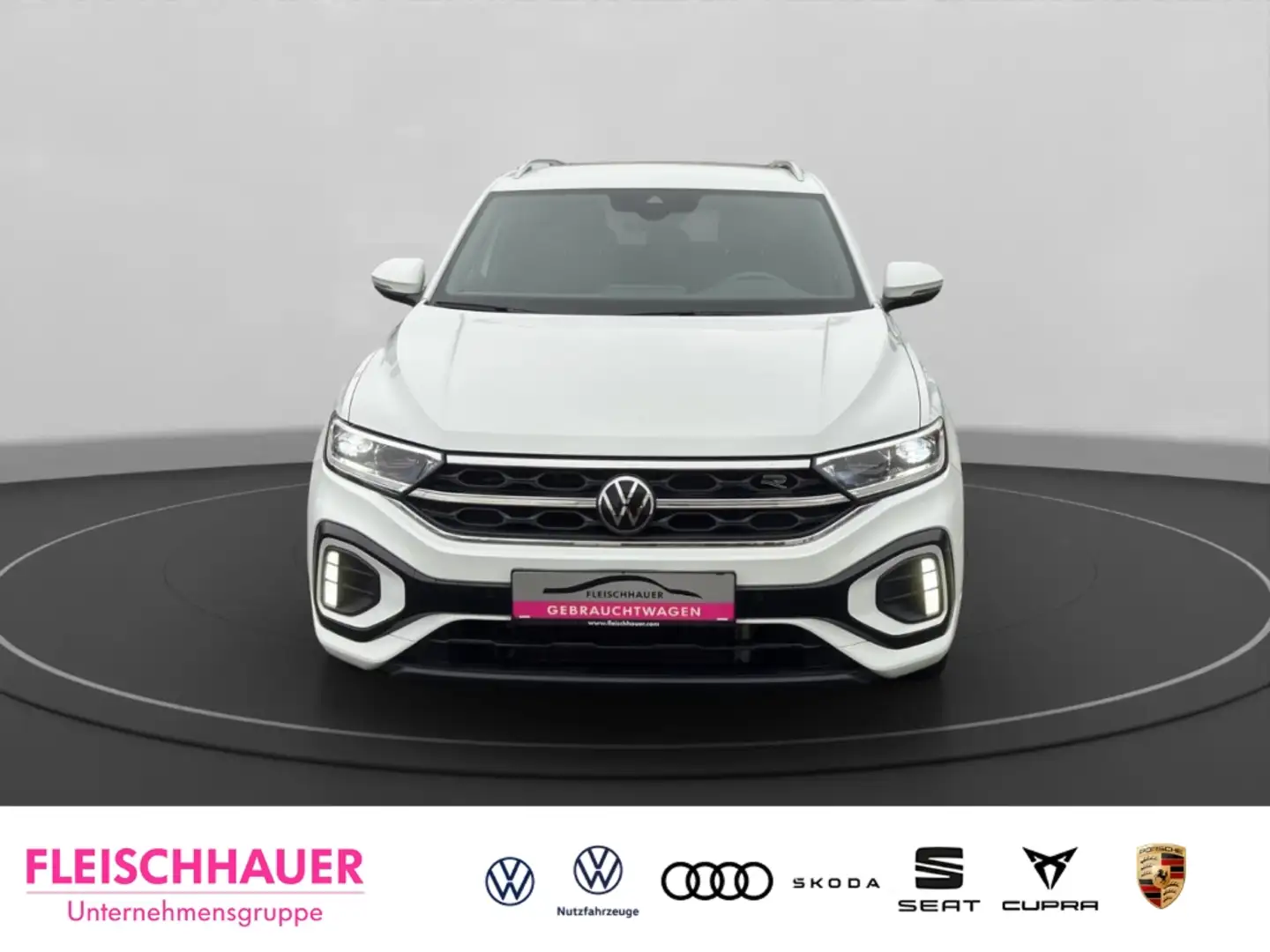 Volkswagen T-Roc R-Line 1.5 TSI AHK+Navi+RK+CarPlay+LM19+LED Weiß - 2