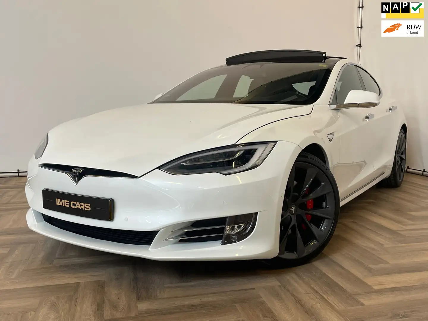 Tesla Model S P100D Performance, Ludicrous mode ,612PK, inruil m Bianco - 1