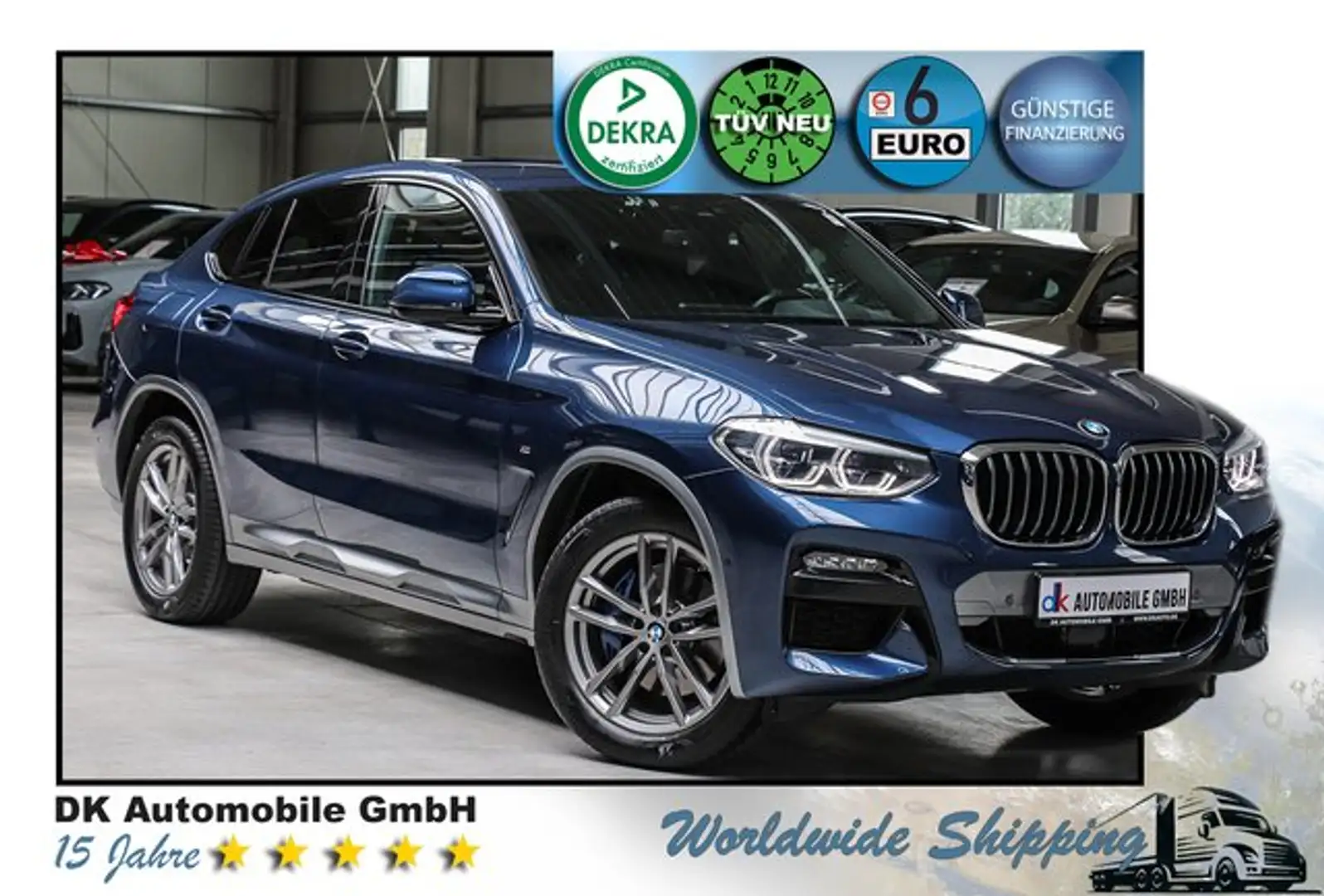 BMW X4 xDrive 30d Sport-Aut///M SPORT X/HARMAN/KAMERA/ Niebieski - 1