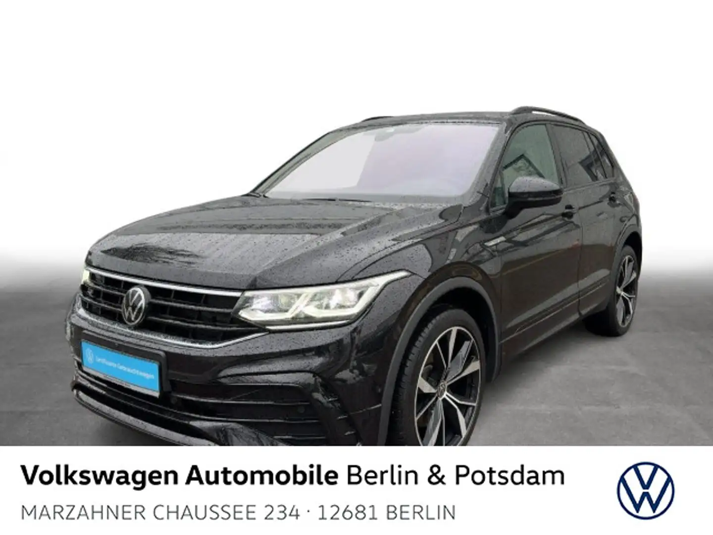 Volkswagen Tiguan 2.0 TDI DSG R-Line 4Motion Pano Navi LED Schwarz - 1