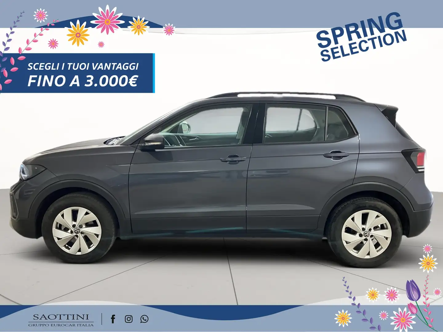 Volkswagen T-Cross 1.0 TSI Life 115 CV DSG Gris - 2