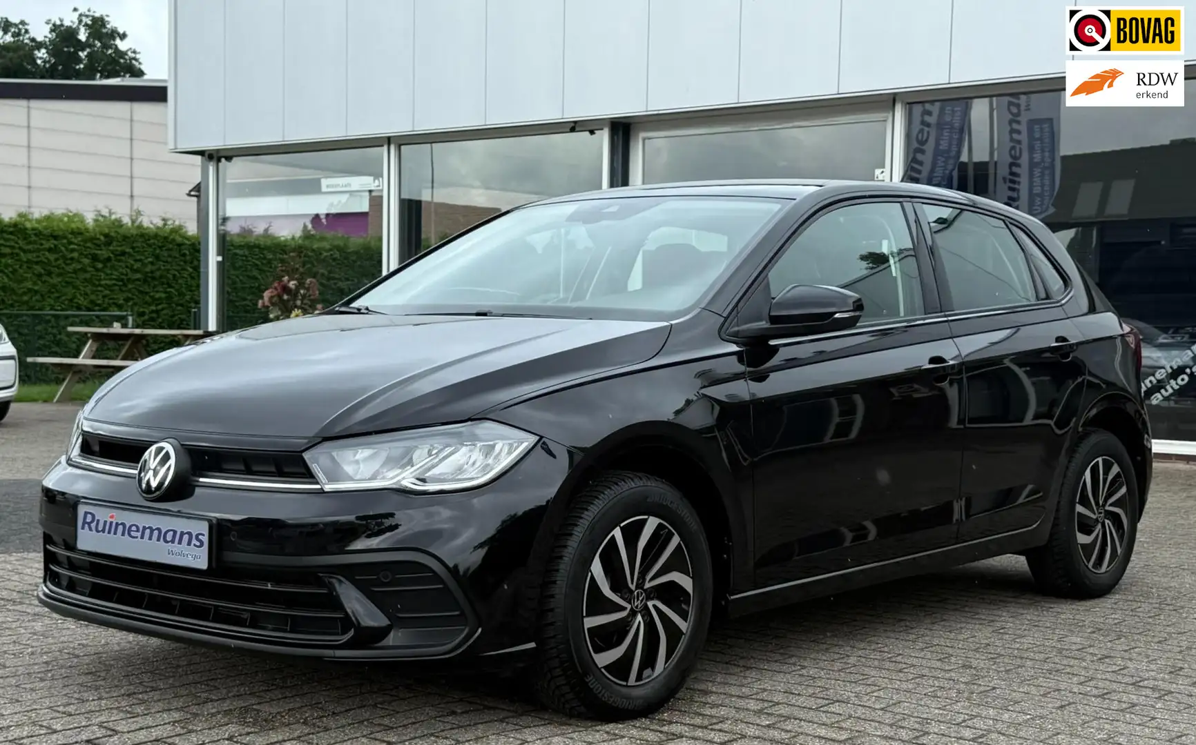 Volkswagen Polo 1.0 TSI Life Business / LED / CLIMA / STOELVERW Zwart - 1