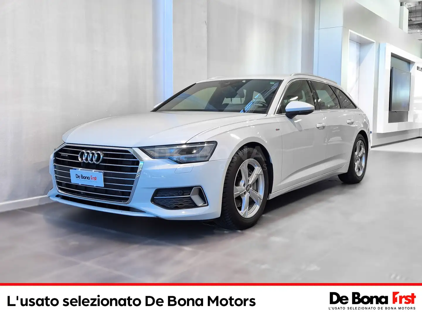 Audi A6 avant 45 3.0 tdi mhev business sport quattro s-tro Weiß - 1