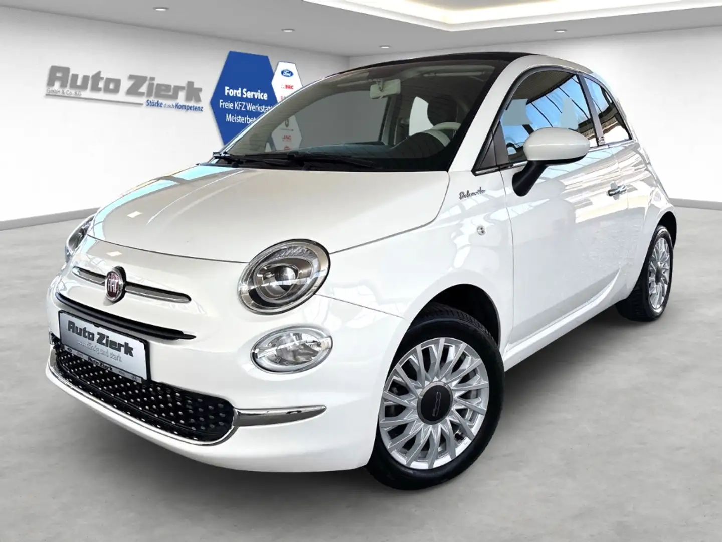 Fiat 500 Dolcevita Cabrio 1.0 Mild Hybrid DAB Weiß - 1