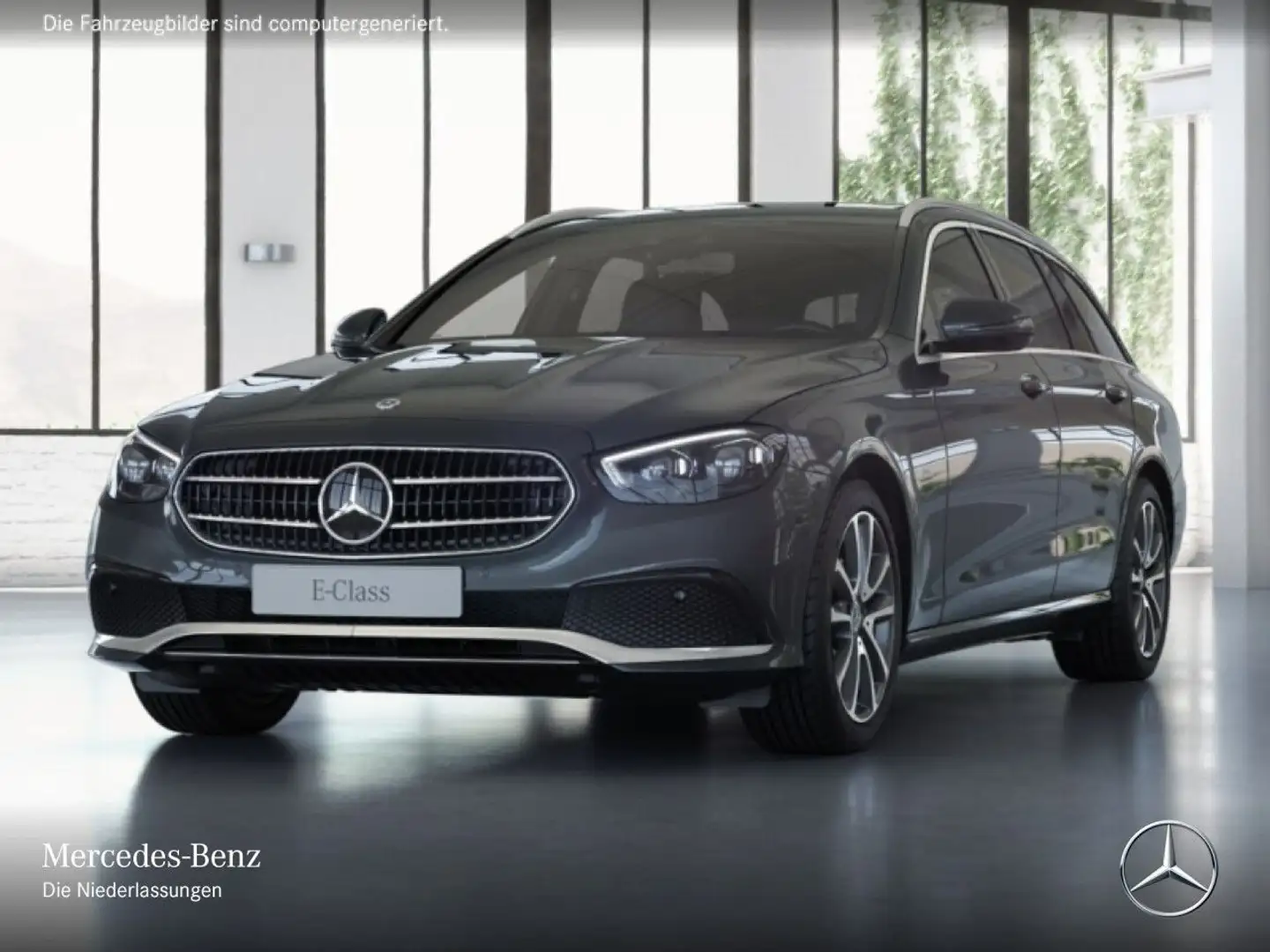Mercedes-Benz E 220 d T AVANTG+AHK+MULTIBEAM+STHZG+FAHRASS+9G Grau - 2