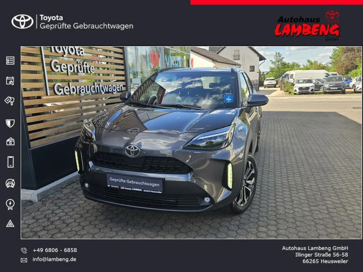 Toyota Yaris Cross Hybrid 130 1.5 VVT-i Team Deutschland *ALLWETTERRE Gris - 1