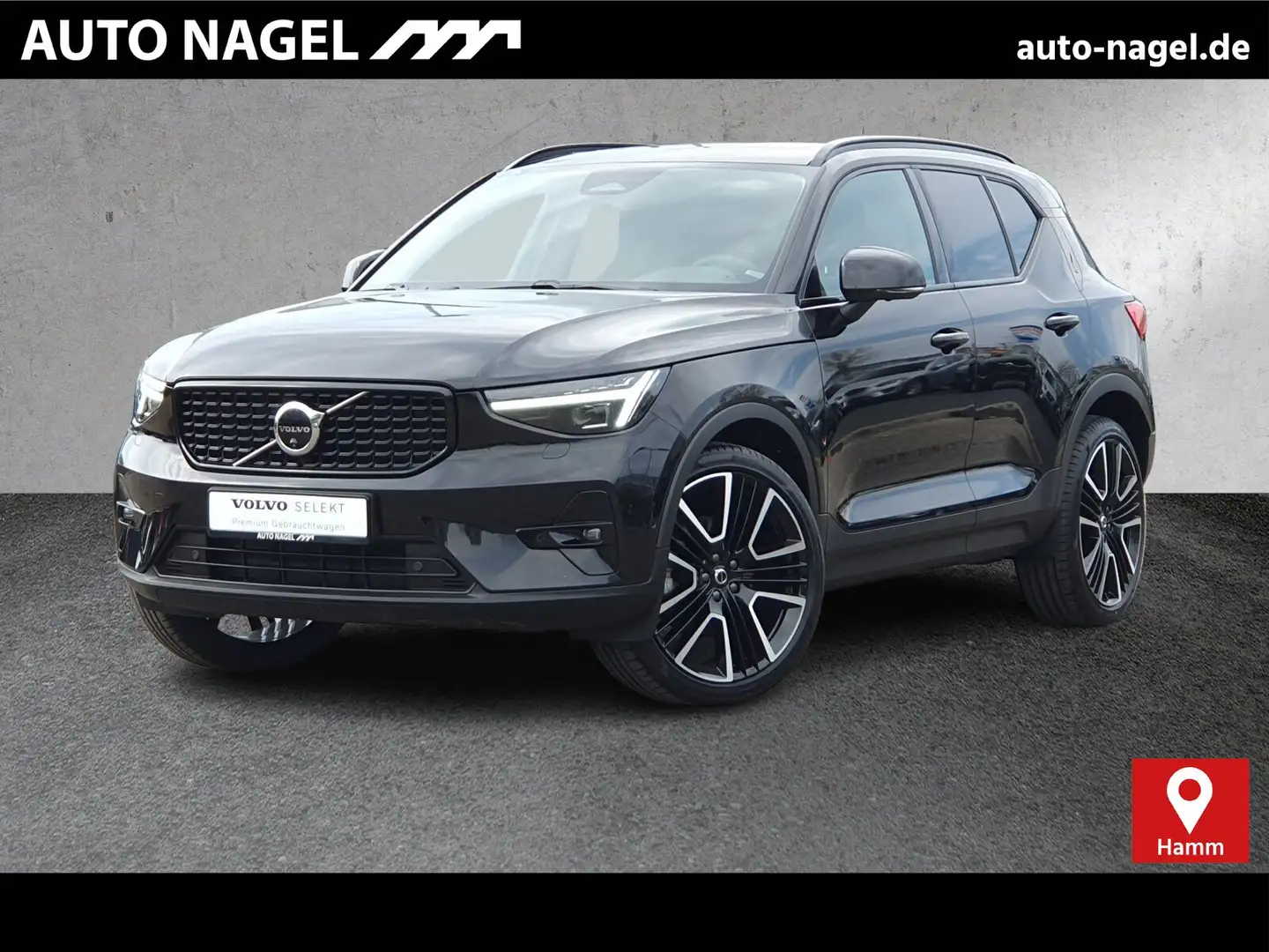Volvo XC40 XC40 B4 Autom. Ultra Dark 21"ALU|STANDH|LEDER| Schwarz - 1