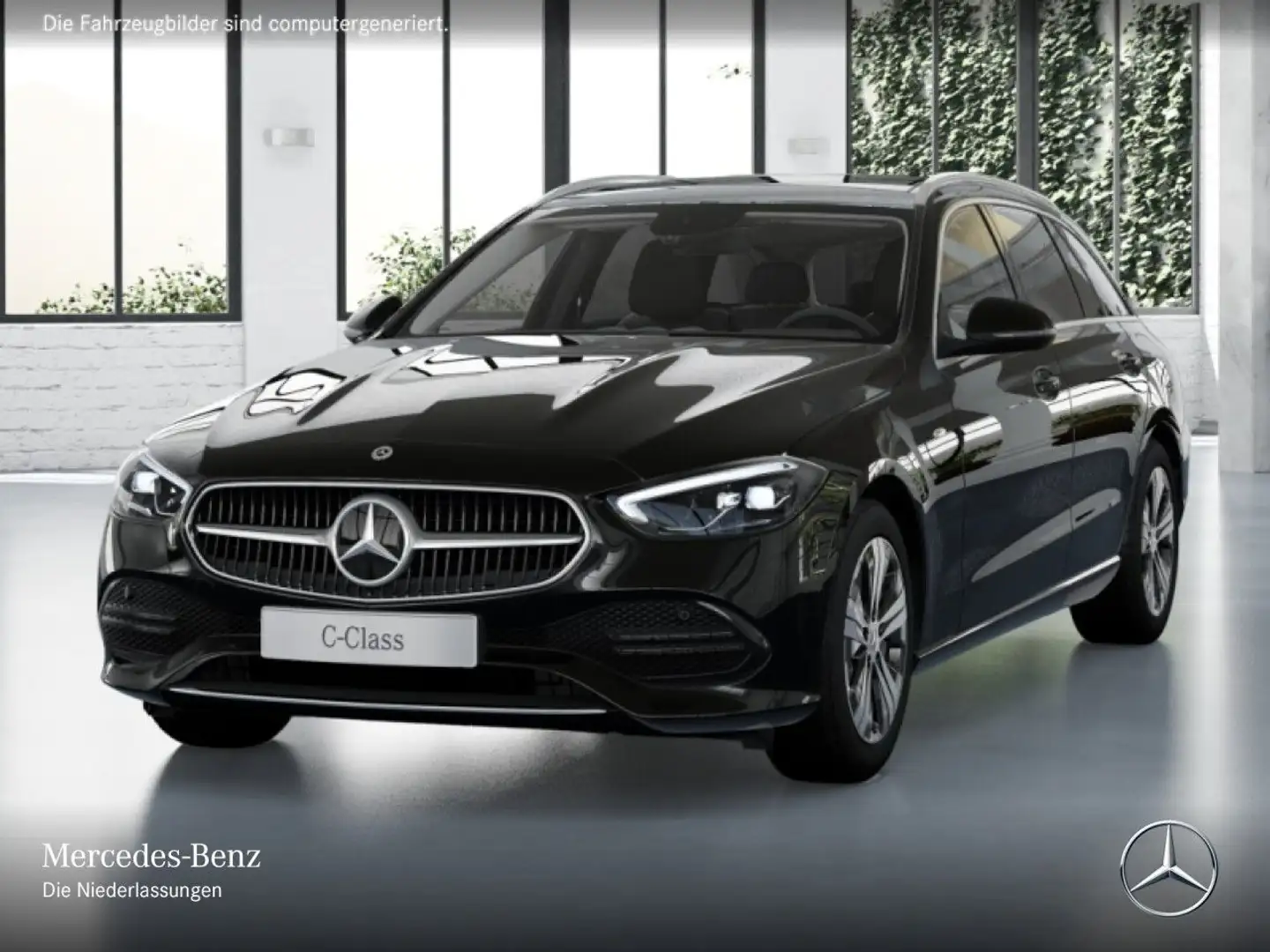 Mercedes-Benz C 300 de T AVANTG+PANO+LED+KAMERA+TOTW+KEYLESS+9G Schwarz - 2