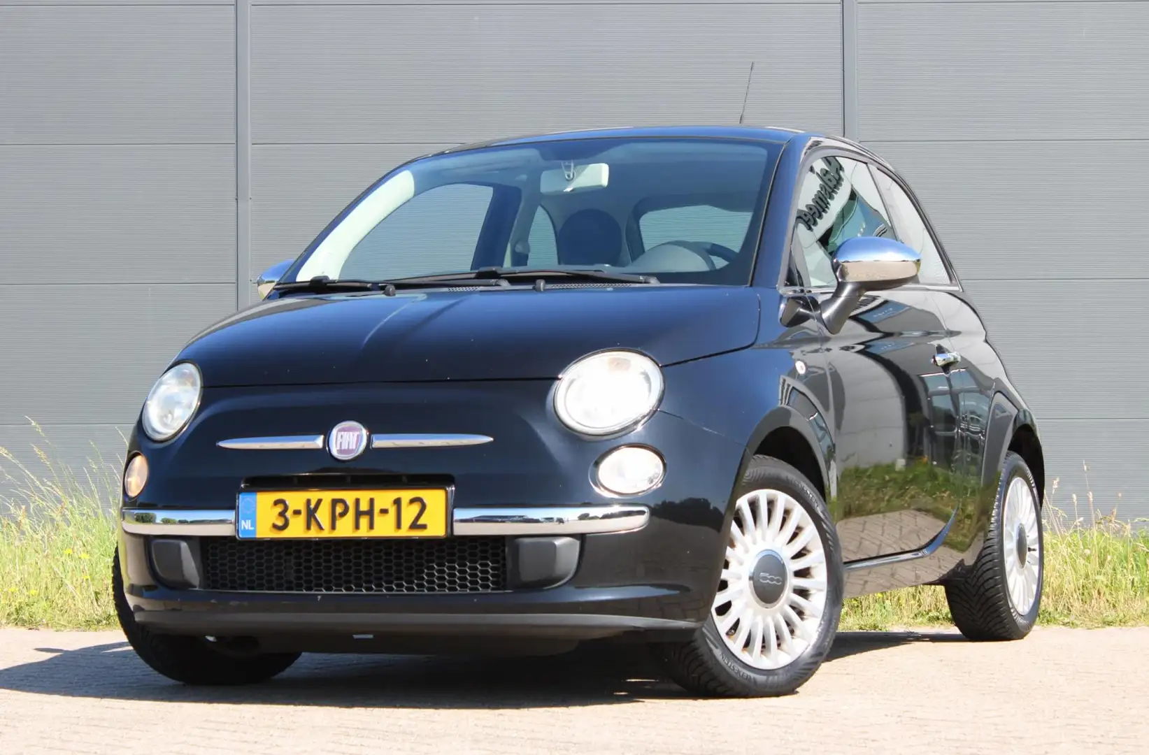 Fiat 500 1.2 69 Bicolore Airco Allseason Panodak *79000KM* Zwart - 2