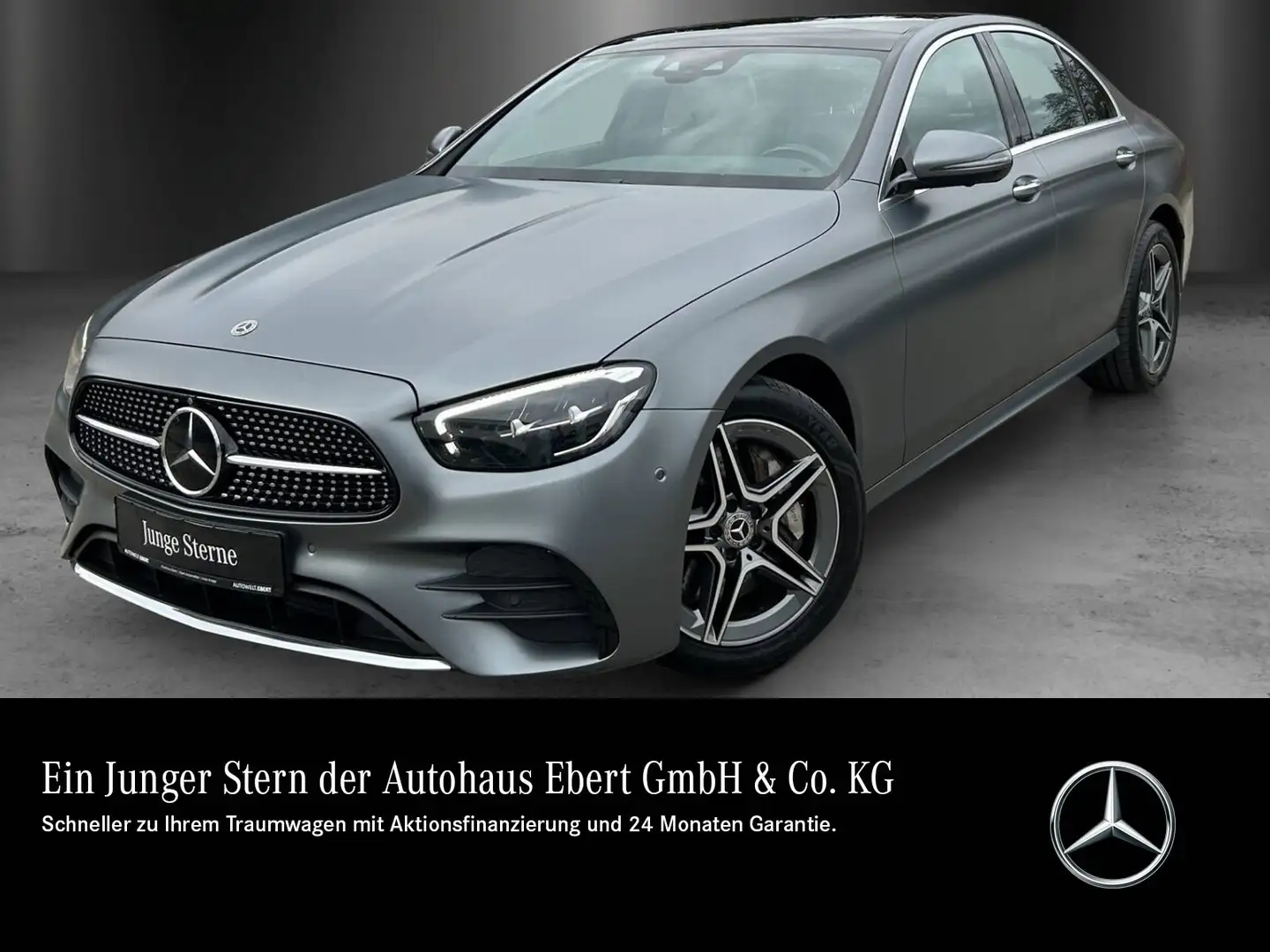Mercedes-Benz E 300 E300e AMG Pano DISTRO KeyGo HUD 360° HighEndMBUX Grau - 1