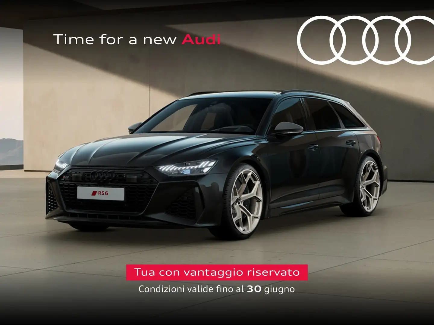 Audi RS6 avant 4.0 mhev performance quattro tiptronic Nero - 1