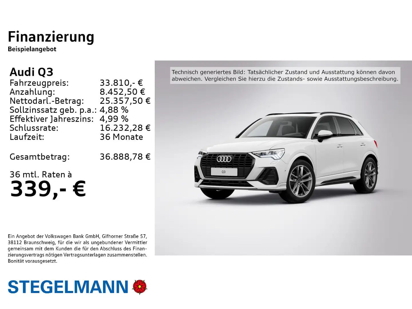 Audi Q3 35 TFSI S-tronic S-Line *Matrix-LED*Navi*Kame Weiß - 2