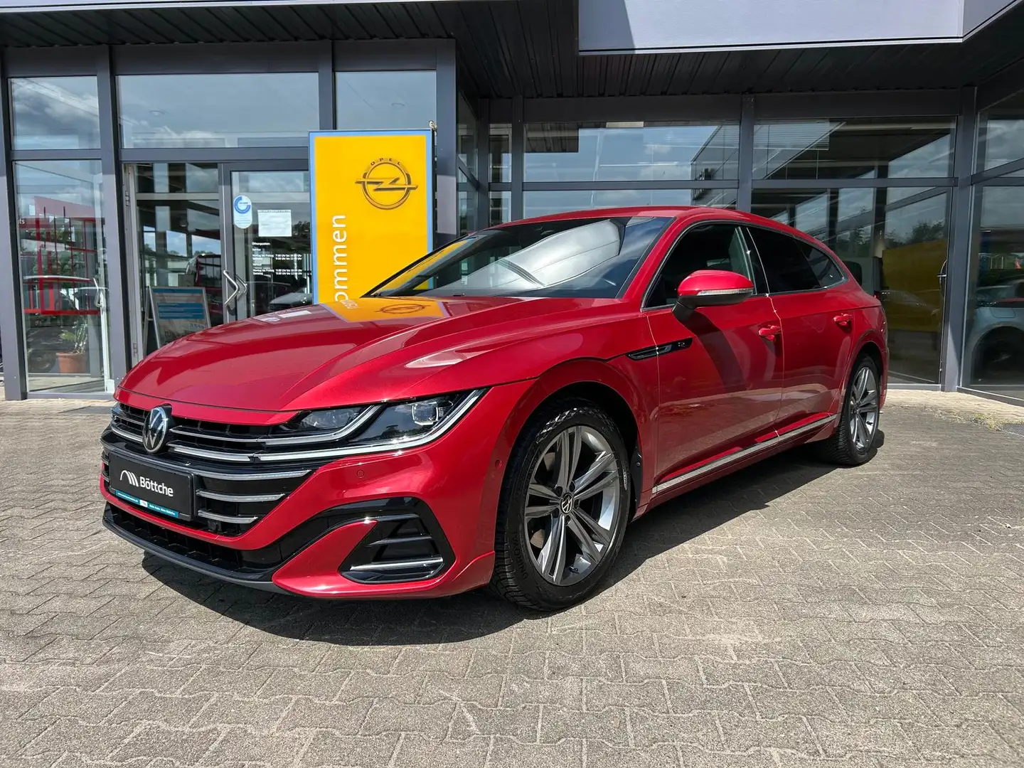 Volkswagen Arteon R-Line 2.0 TDI/AT/MATRIX/AHK/SHZ/NAVI/Assistenzsys Rood - 1