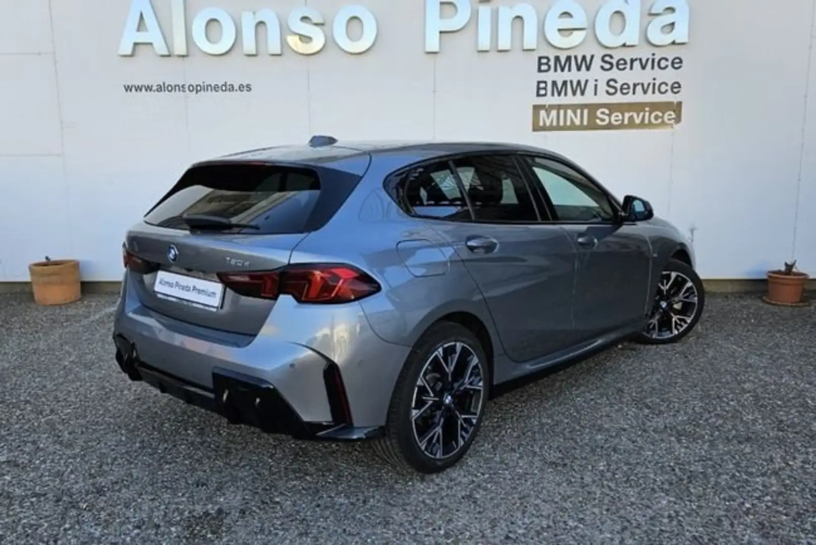 BMW 120 120d M Sport Gris - 2