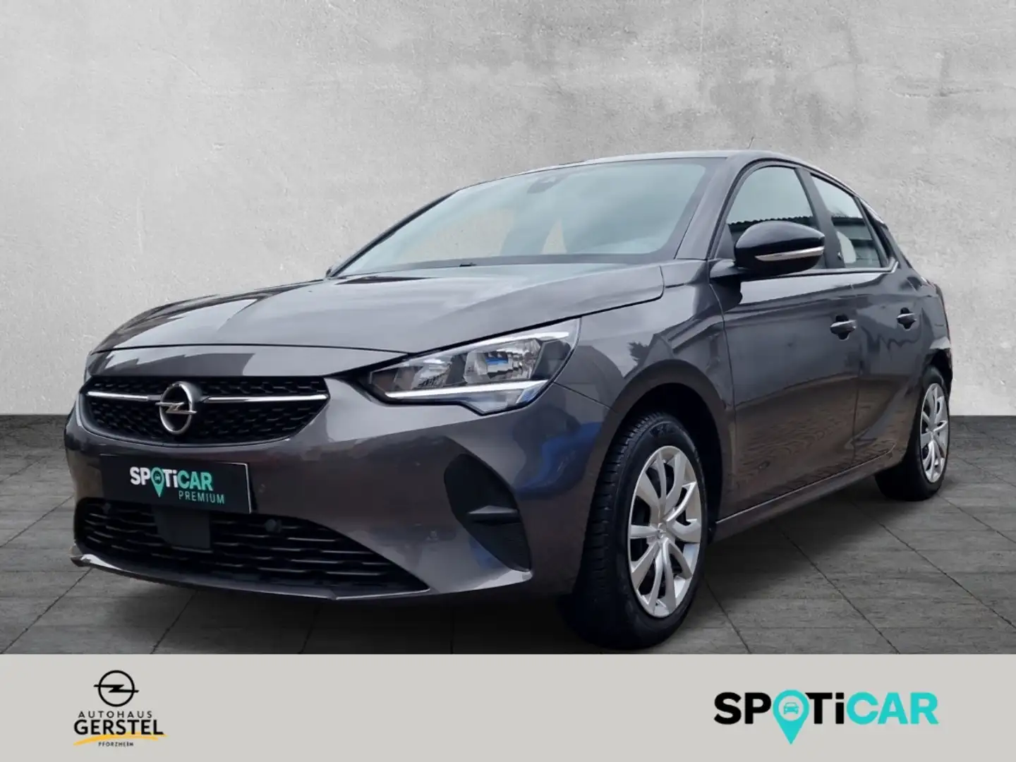 Opel Corsa F e PDC VO/HI KLIMA BC HSA DAB+ APPLE CAR PLAY Gris - 1