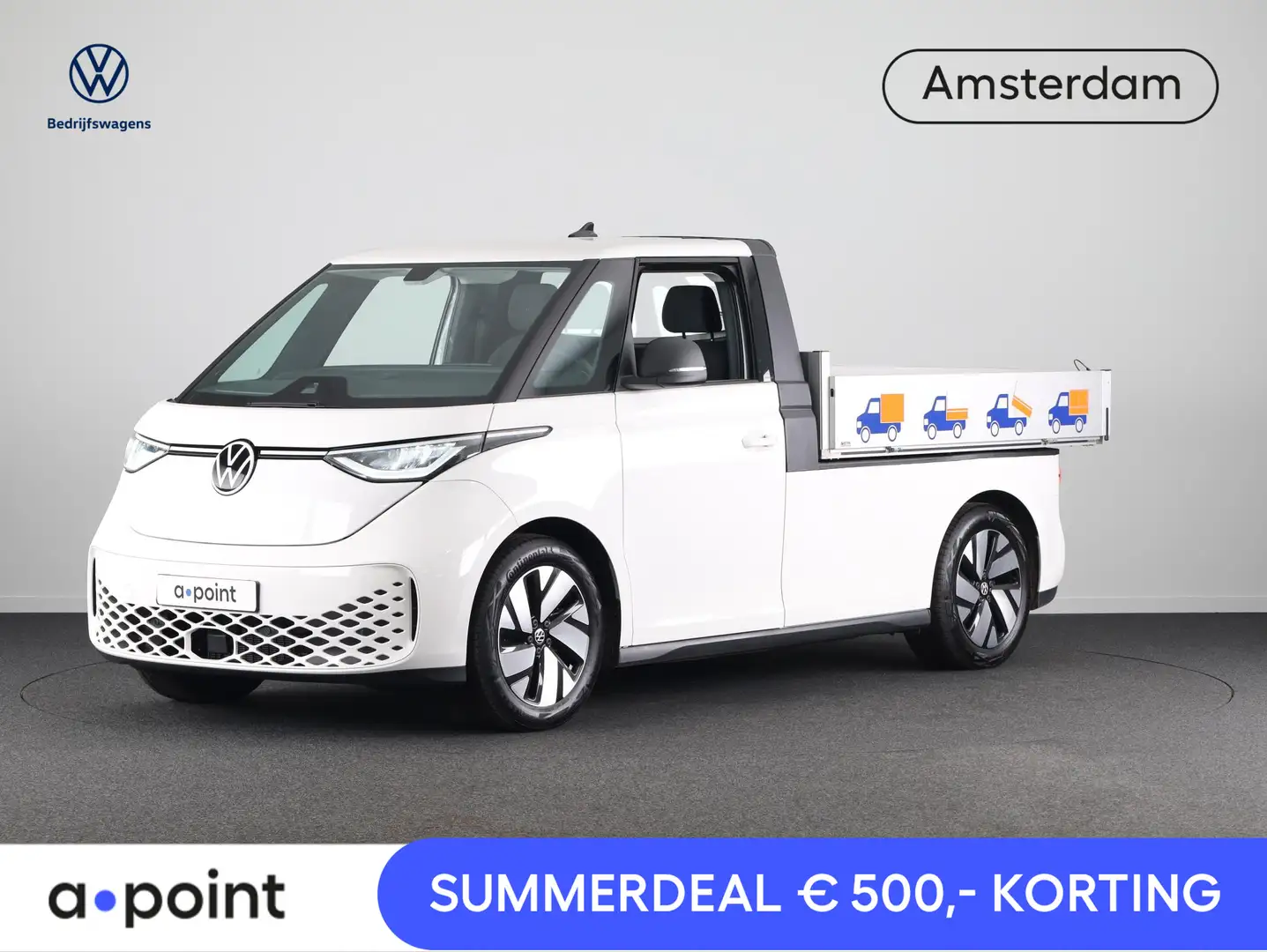 Volkswagen ID. Buzz Cargo Bedrijfswagens Elektromotor 204 pk KIPPER RWD EXcl Blanc - 1