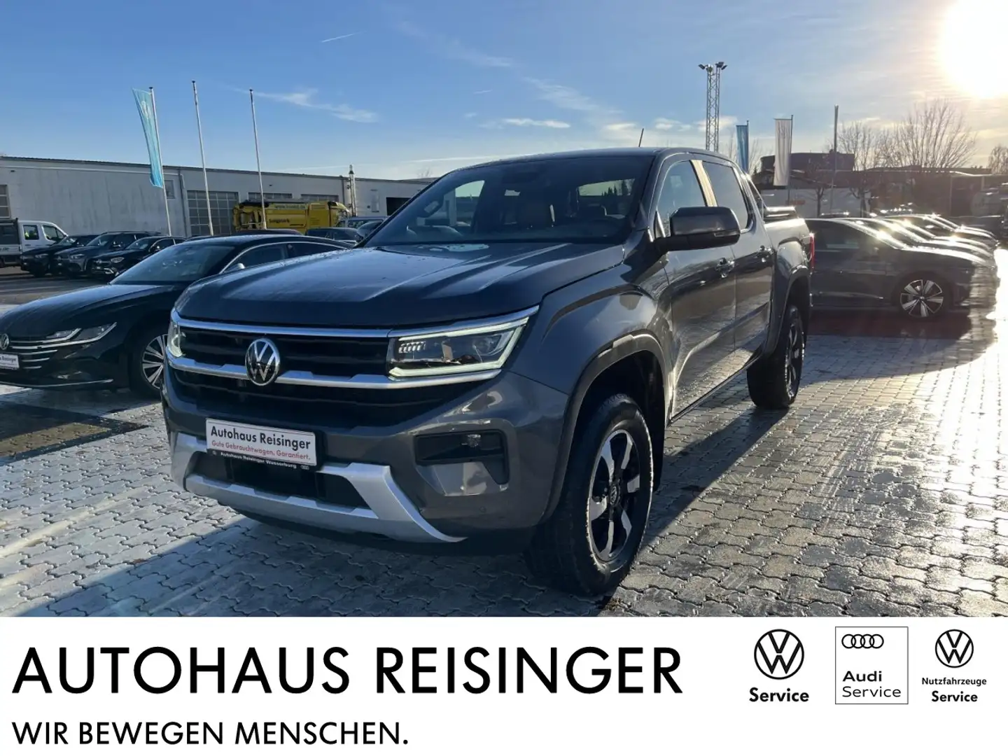 Volkswagen Amarok T1 Style 2,0 TDI Automatik (Klima+Navi+LED) Klima Gris - 1