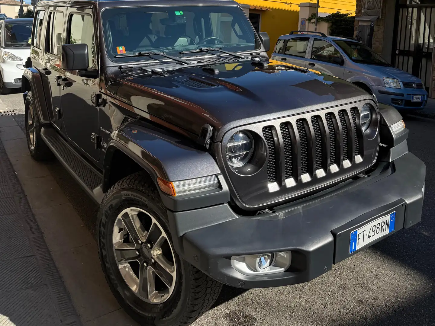 Jeep Wrangler Wrangler 2018 Sahara 2.2 mjt telaio 113.000 km Grigio - 1