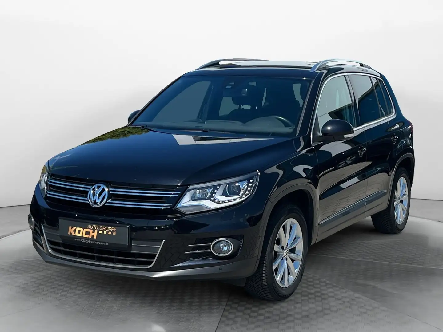Volkswagen Tiguan 2.0TDI Lounge S& S DSG 4M Xenon Navi AHK Negro - 2
