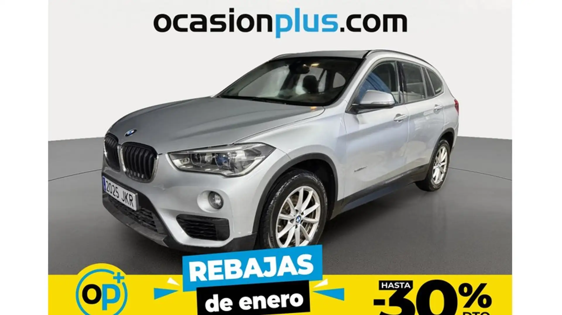BMW X1 sDrive 18d Argent - 1
