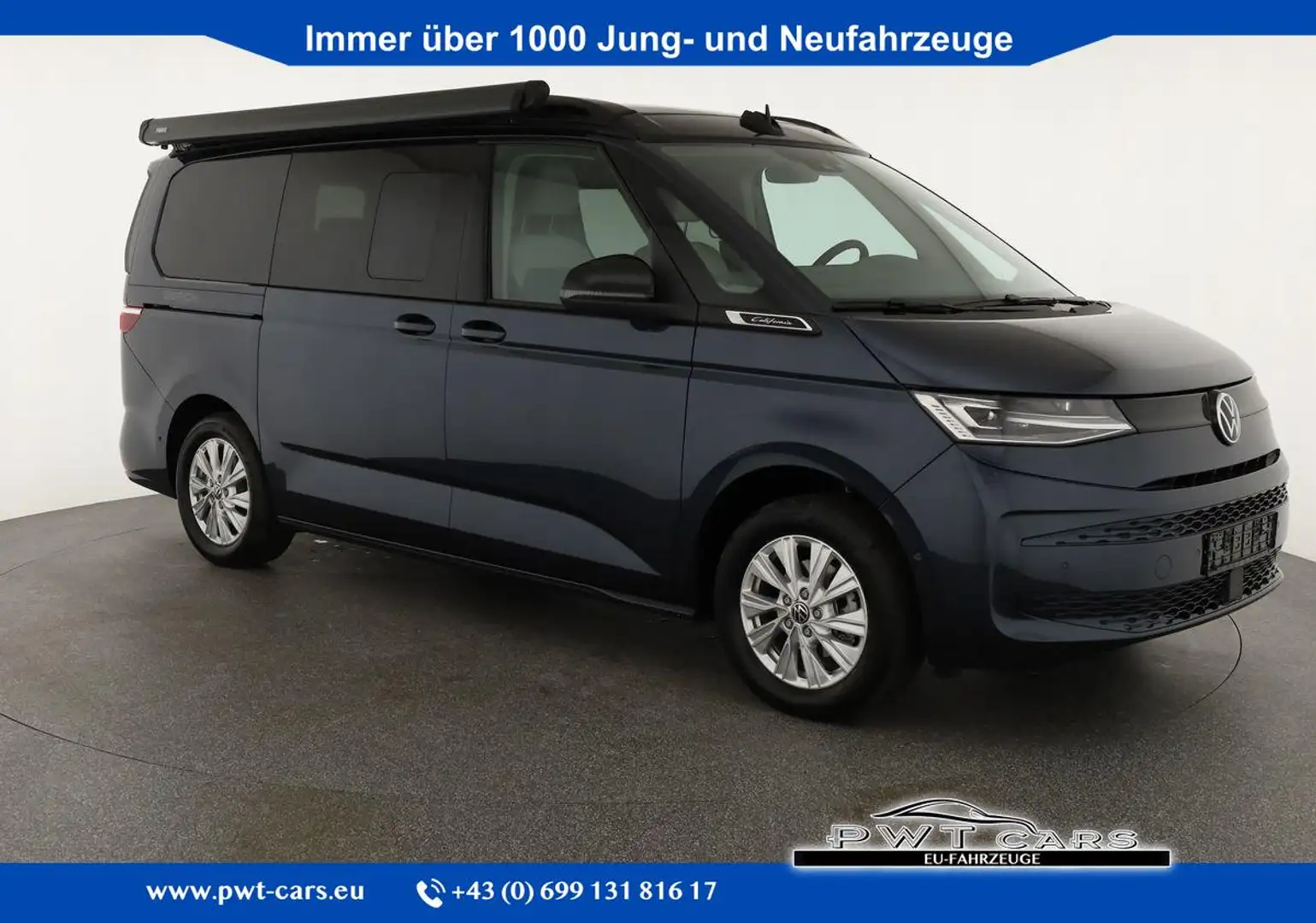 Volkswagen T7 California Beach Camper TDI DSG, Markise, AHK, IQ.Light, S... Bleu - 1
