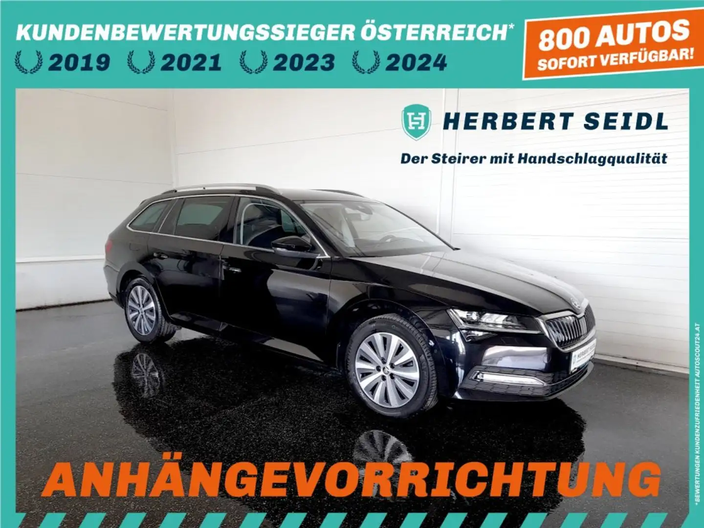Skoda Superb Combi STYLE 2,0 TDI DSG *STANDHZG / MATRIX-LED / VIRTUELL / NAVI / AHV & 360°KAMERA / ACC / MEMORY SPORTSITZE* Schwarz - 1