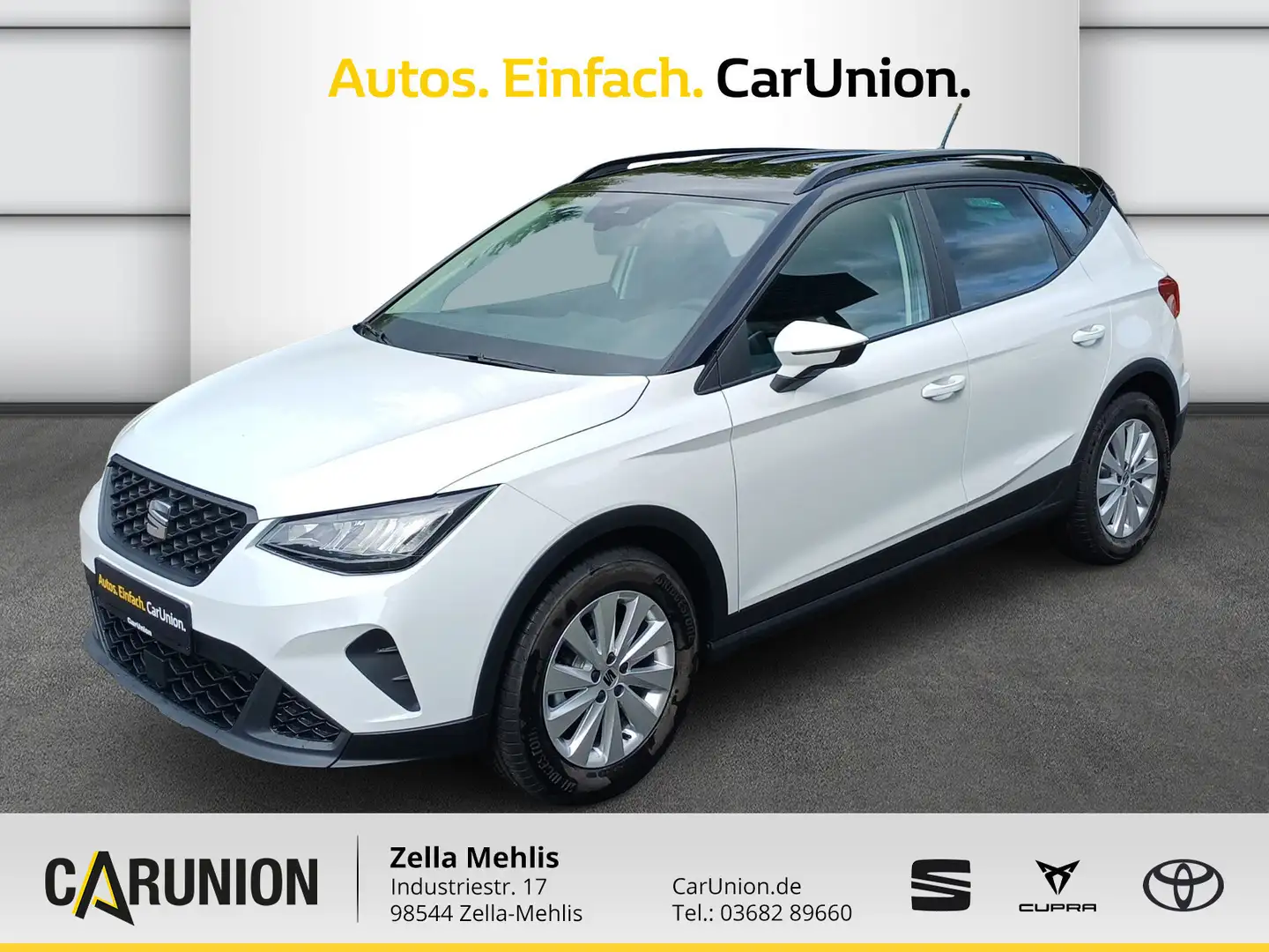 SEAT Arona Road Edition 1.0 TSI DSG *AHK*SITZH*NAVI* Blanc - 1