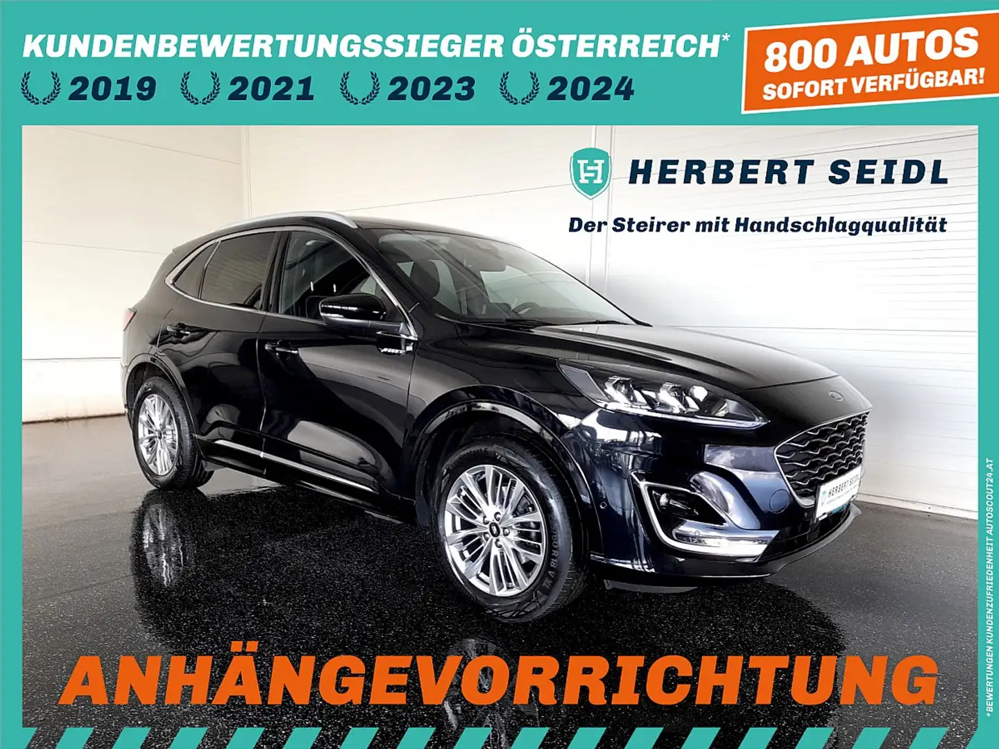 Ford Kuga VIGNALE 2,5 Duratec PHEV Aut. *MATRIX-LED / NAV... Schwarz - 1