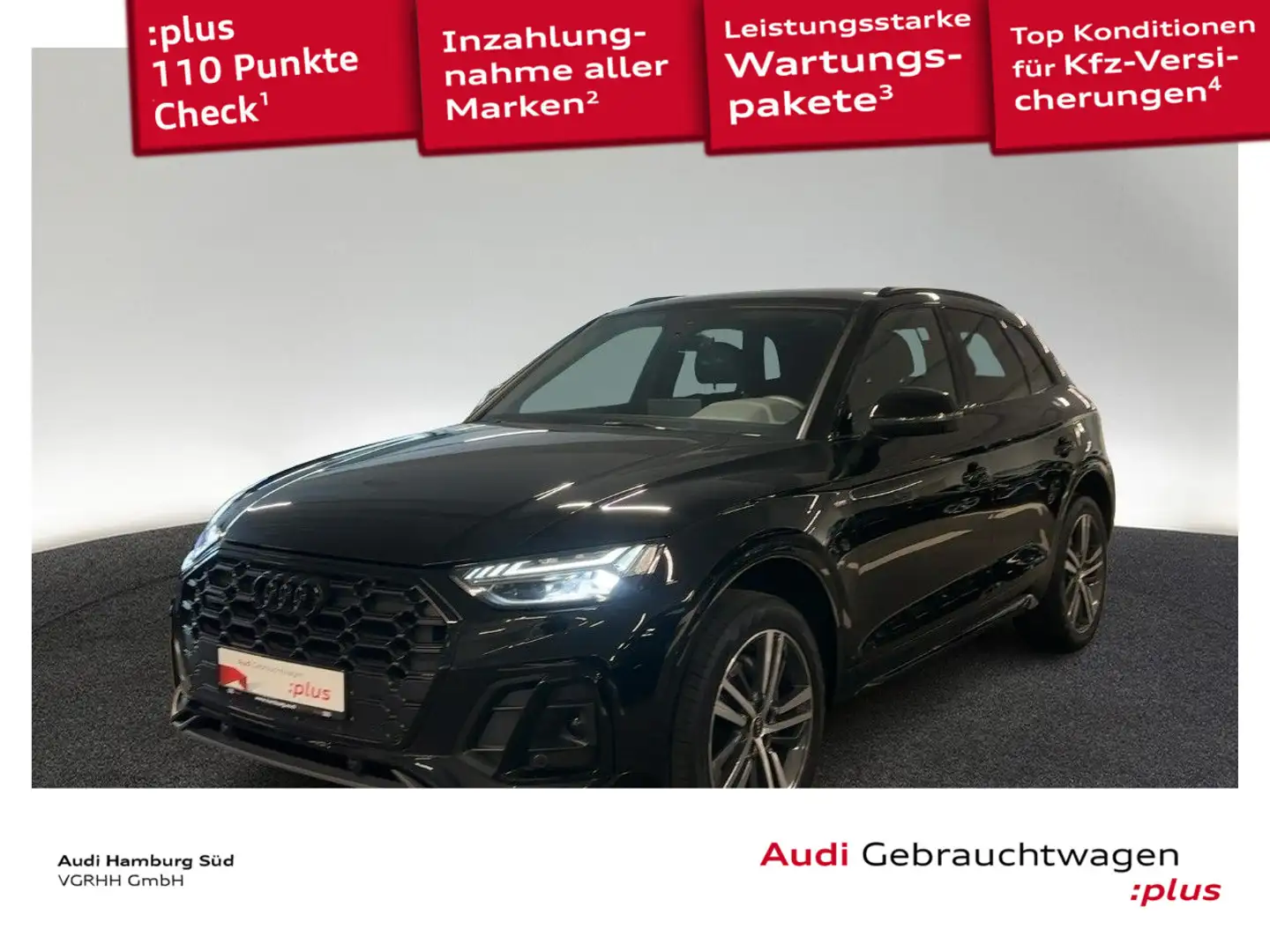 Audi Q5 40 TFSI S line qu. 2xS LINE/MATRIX/LM20/B&O Schwarz - 1