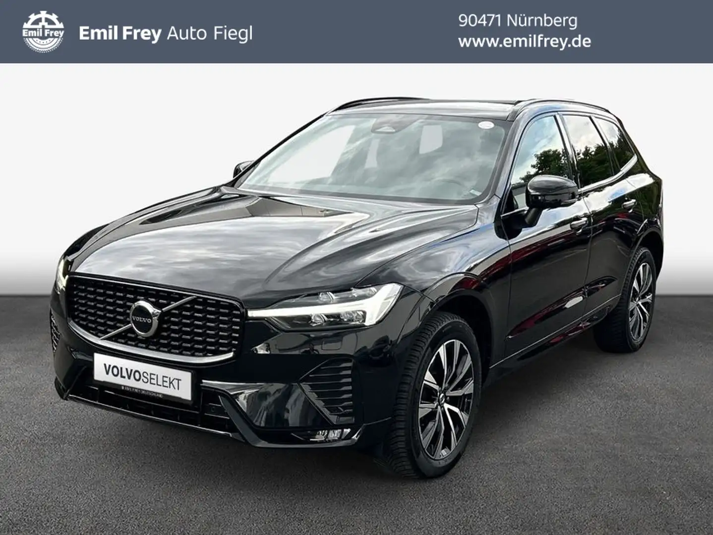 Volvo XC60 XC60 B4 D Plus Dark Zwart - 1