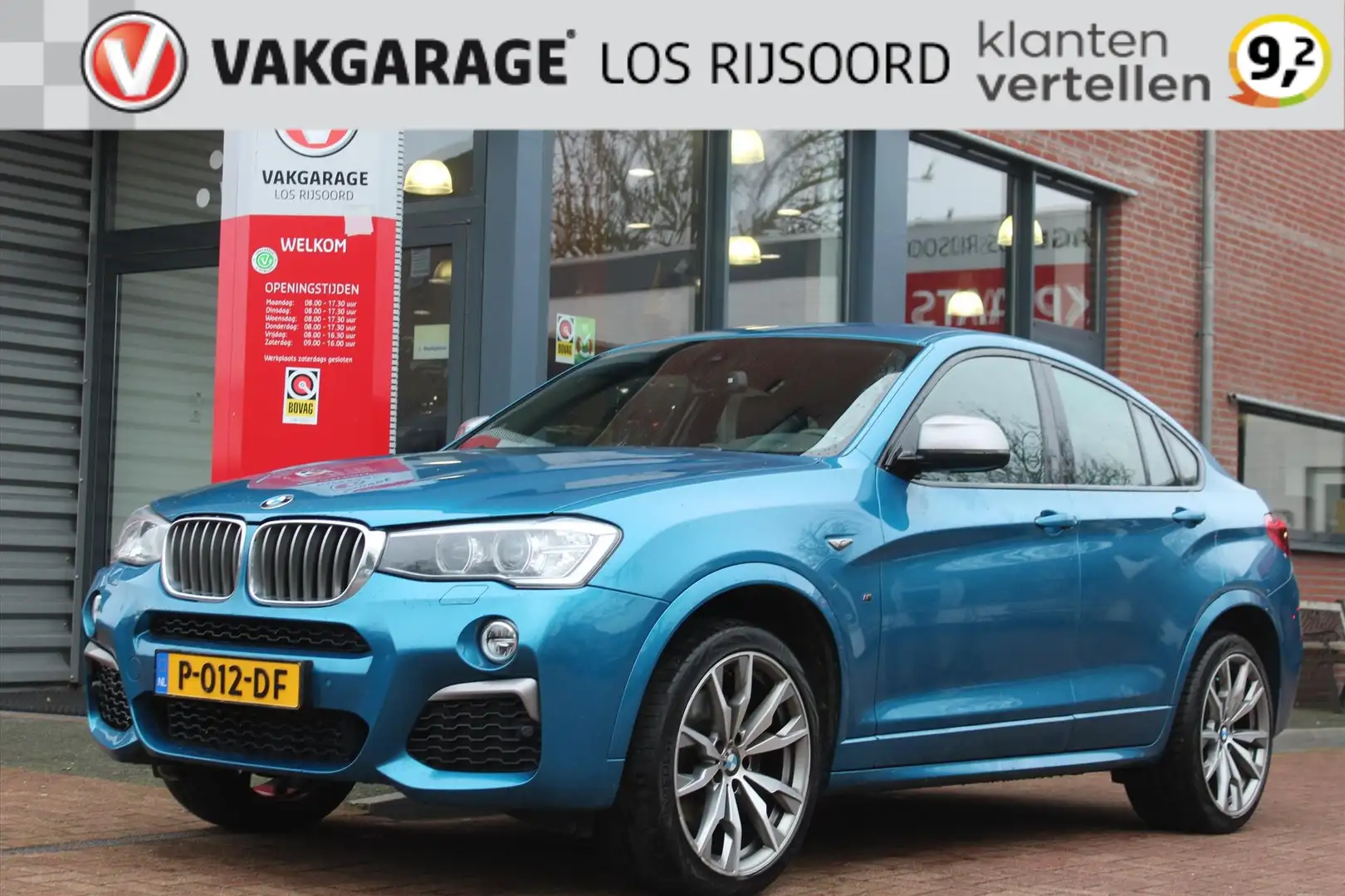 BMW X4 M40i 360PK M-Blue High-Executive | Rijklaar incl. Blauw - 1
